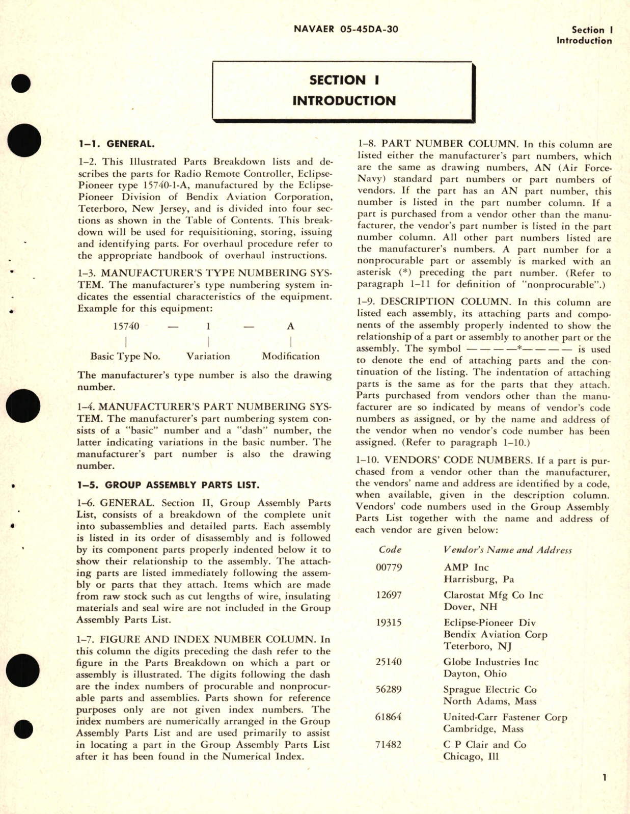 Sample page 5 from AirCorps Library document: Illustrated Parts Breakdown for Radio Remote Controller Part No. 15740-1-A