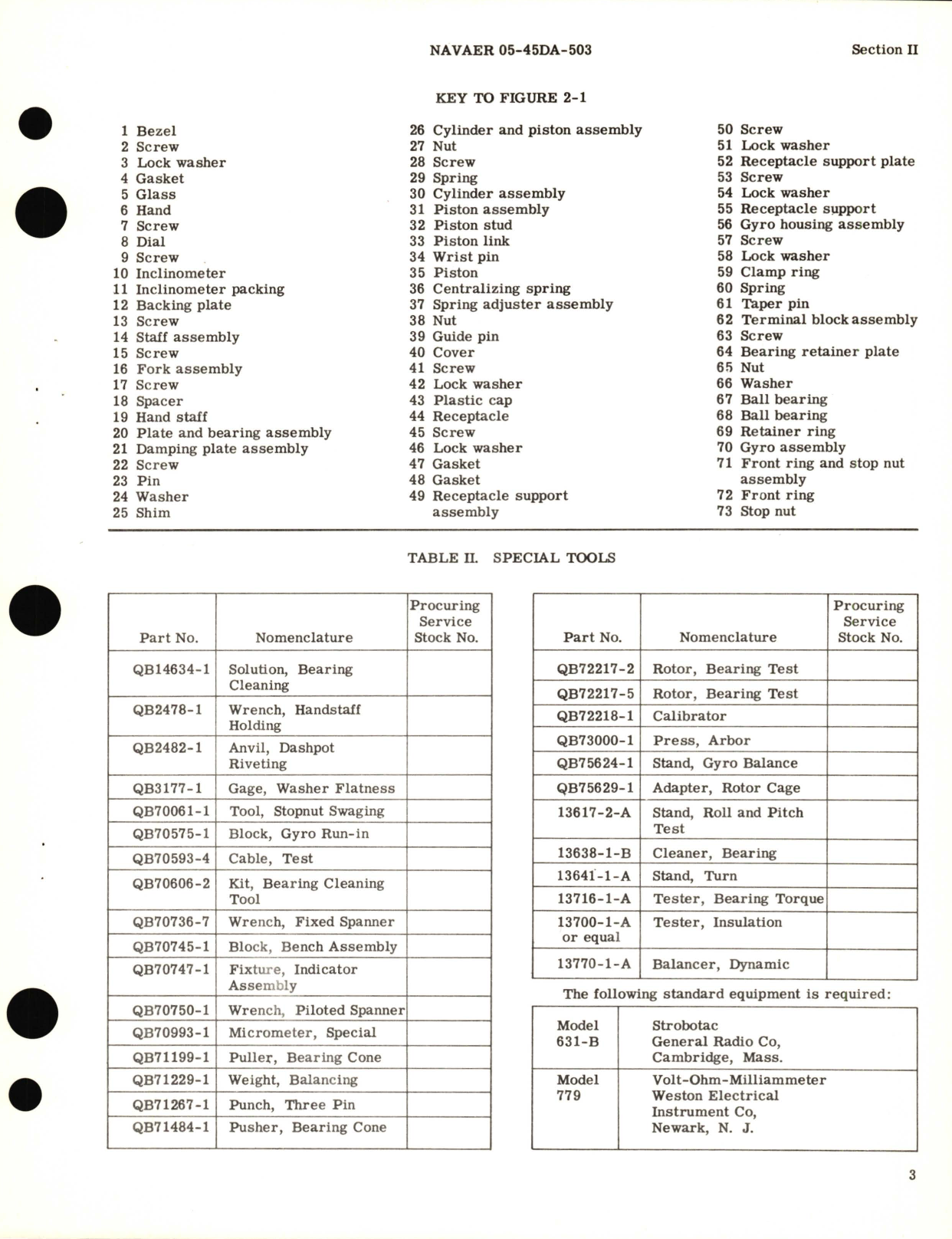 Sample page 7 from AirCorps Library document: Overhaul Instructions for Electric Turn and Bank Indicator Part No. 3907-2K-A2-4