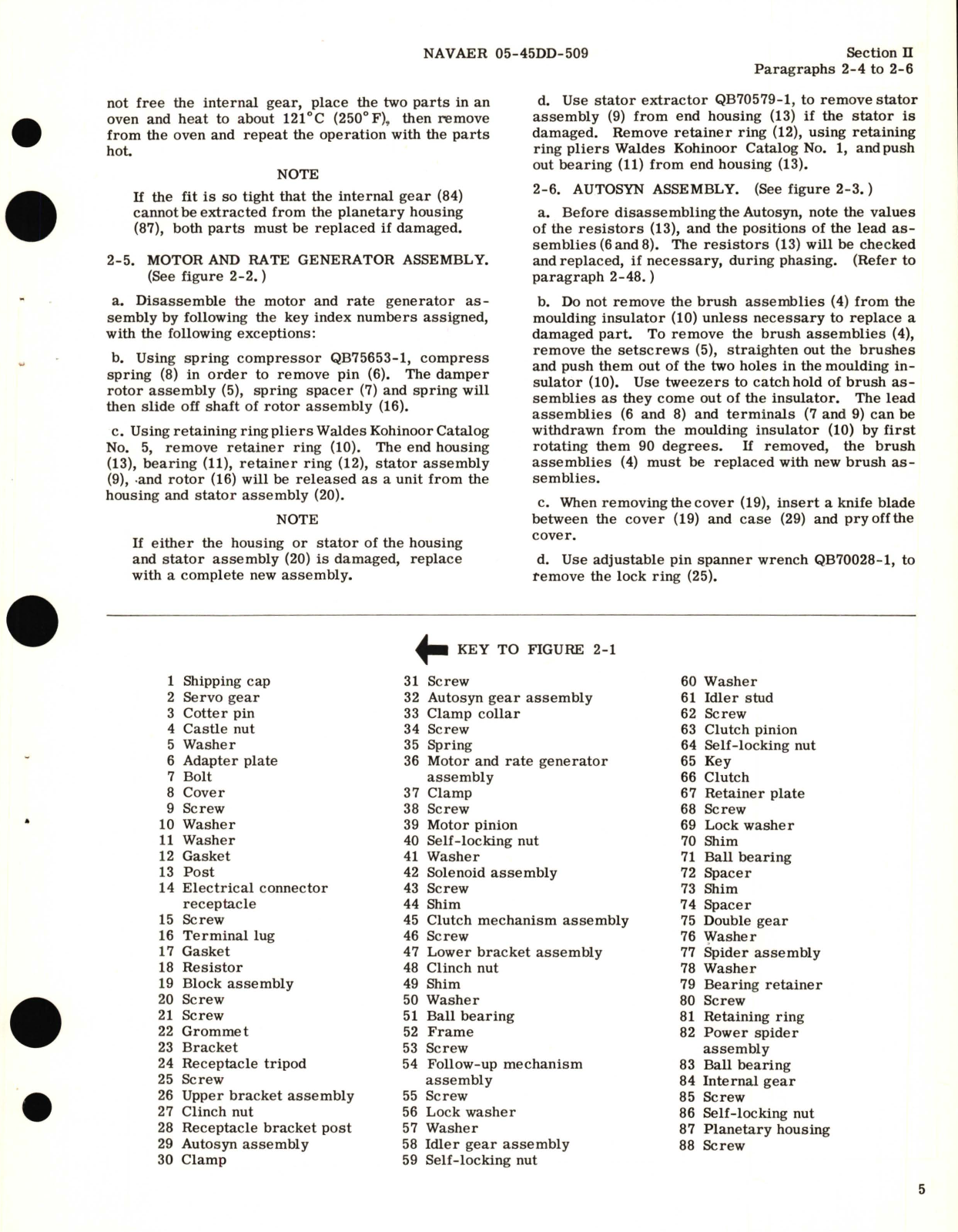 Sample page 9 from AirCorps Library document: Overhaul Instructions for Servo Part No. 15613-1-B