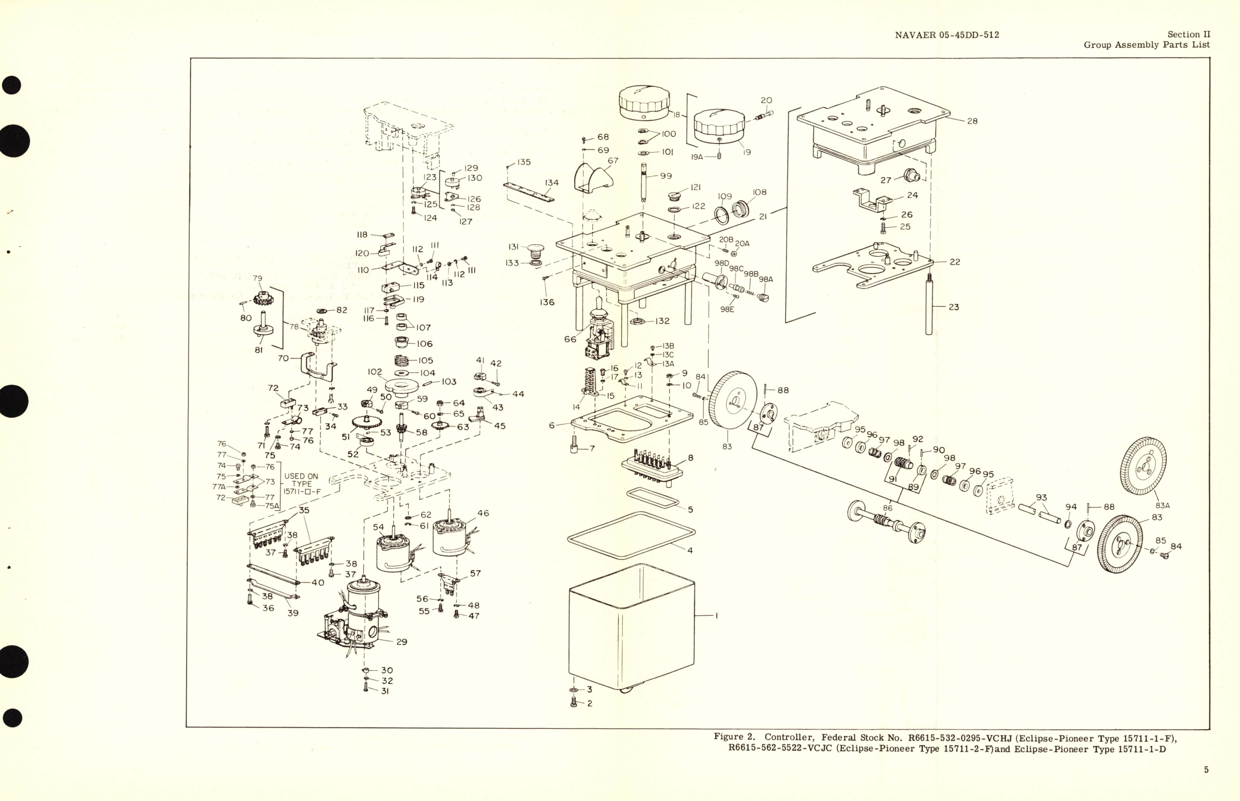 Sample page 9 from AirCorps Library document: Illustrated Parts Breakdown for Controller Part No. 15 711-1-D, 15 711-1-F, 15 711-2-F