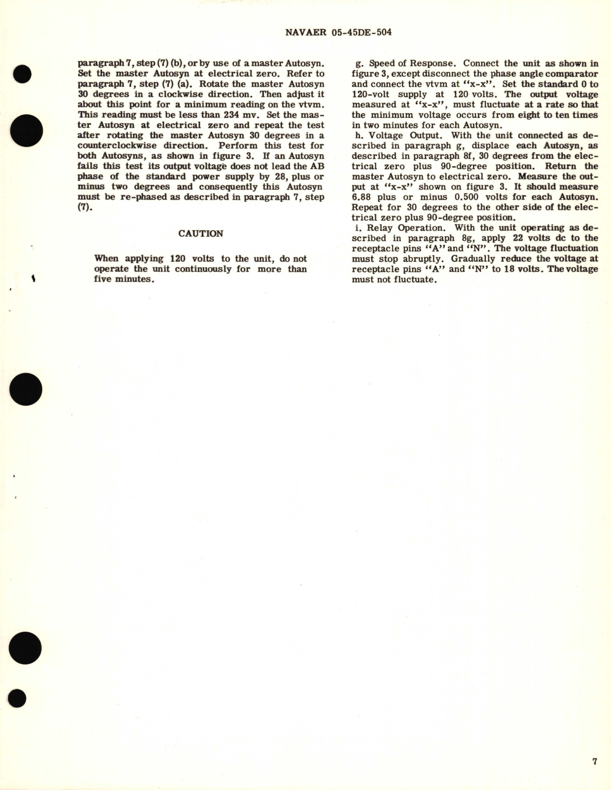 Sample page 7 from AirCorps Library document: Overhaul Instructions with Parts Breakdown for Signal Synchronizer Part No ES-3-A1 