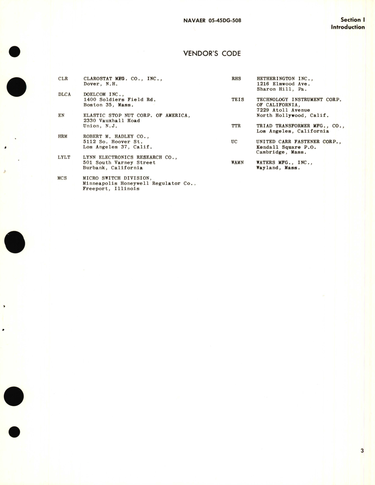 Sample page 5 from AirCorps Library document: Illustrated Parts Breakdown for Cockpit Station Assembly Part No. 5549186 Maneuver Control Assembly 5541526 for D-1 Auto Control 