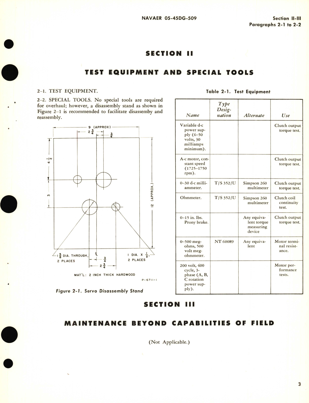 Sample page 9 from AirCorps Library document: Overhaul Instructions for Servo Mechanism Assembly Part No. 5439856 for D-1 Auto Control System 