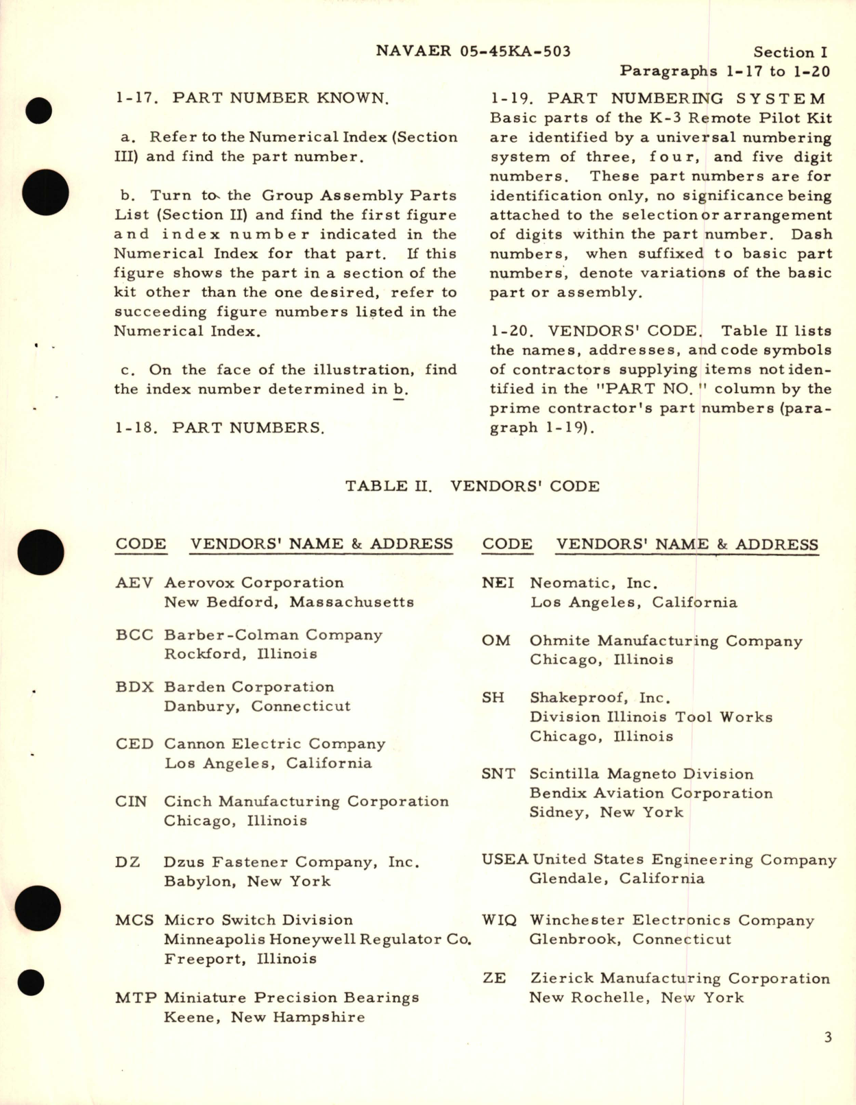 Sample page 5 from AirCorps Library document: Illustrated Parts Breakdown for K-3 Remote Pilot Kit 