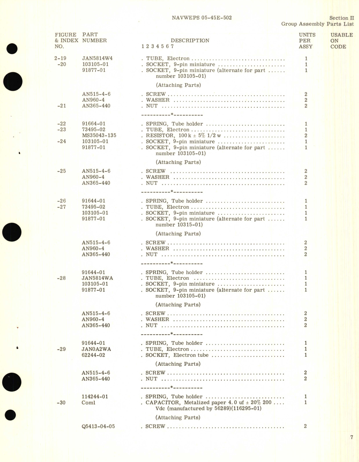 Sample page 9 from AirCorps Library document: Illustrated Parts Breakdown for Yaw Damper and Mounting Base Model No. 1500P Part No. 121956