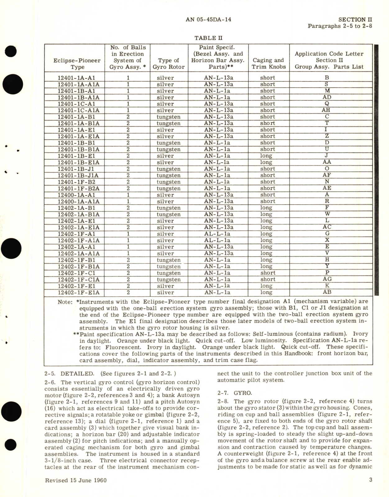 Sample page 7 from AirCorps Library document: Overhaul Instructions for Vertical Gyro Controls (Gyro Horizon Controls) Part No. 12400, 12401, 12402