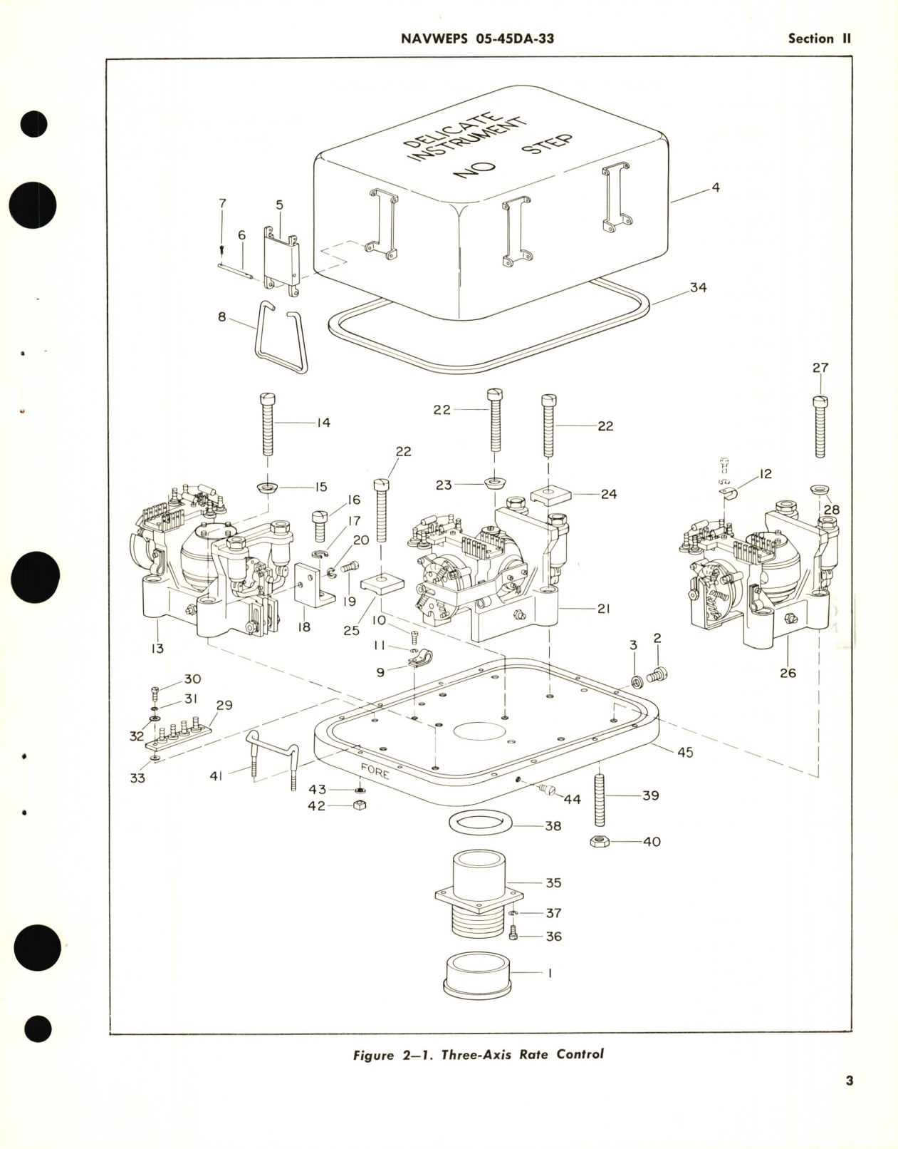 Sample page 7 from AirCorps Library document: Overhaul Instructions for Three-Axis Rate Control Part No. 15822-3 