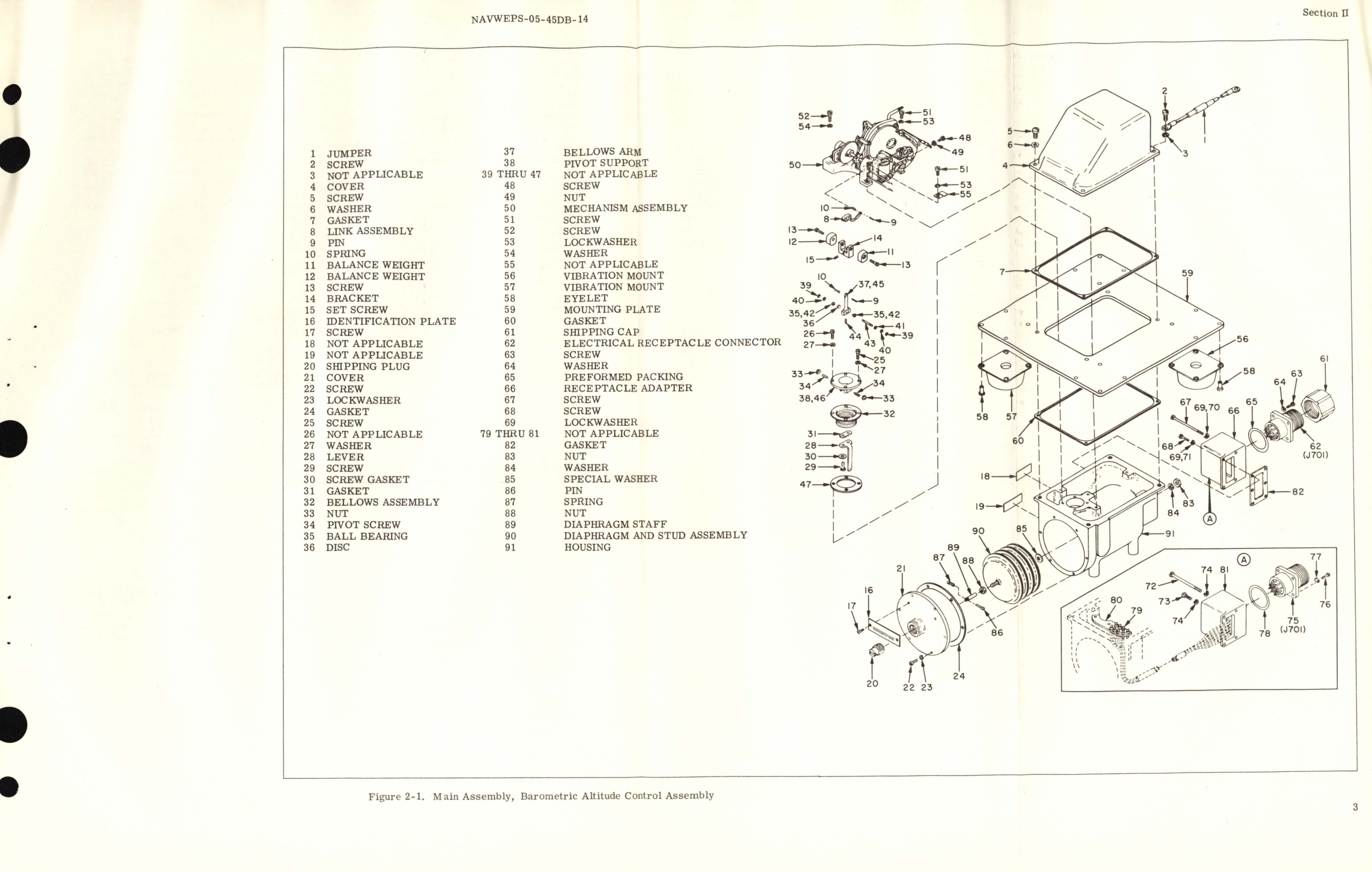 Sample page 7 from AirCorps Library document: Overhaul Instructions for Barometric Altitude Control Assembly Part No. 15505, 15508, 15514 