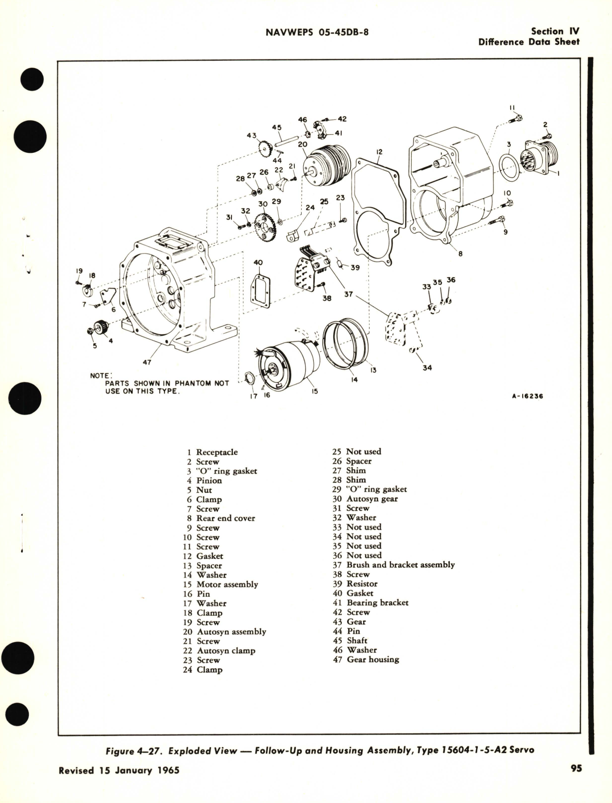 Sample page 7 from AirCorps Library document: Overhaul Instructions for Servos Part No. 15604, 1505, 15606, 15610 