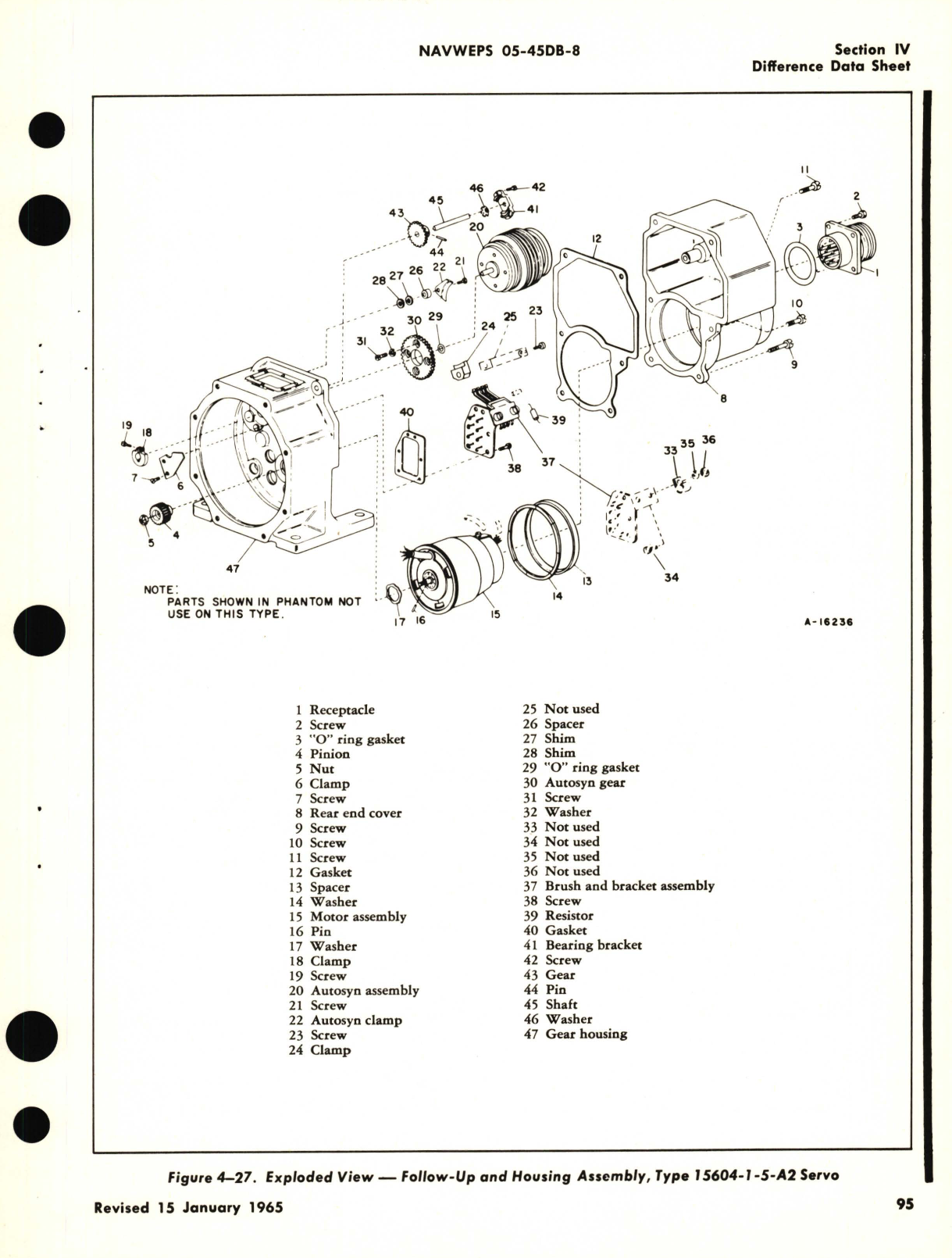 Sample page 7 from AirCorps Library document: Overhaul Instructions for Servos Part No. 15604, 1505, 15606, 15610