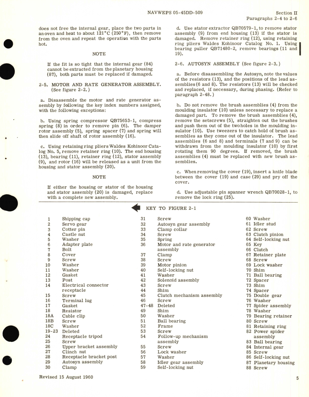 Sample page 9 from AirCorps Library document: Overhaul Instructions for Servo Part No. 15613 