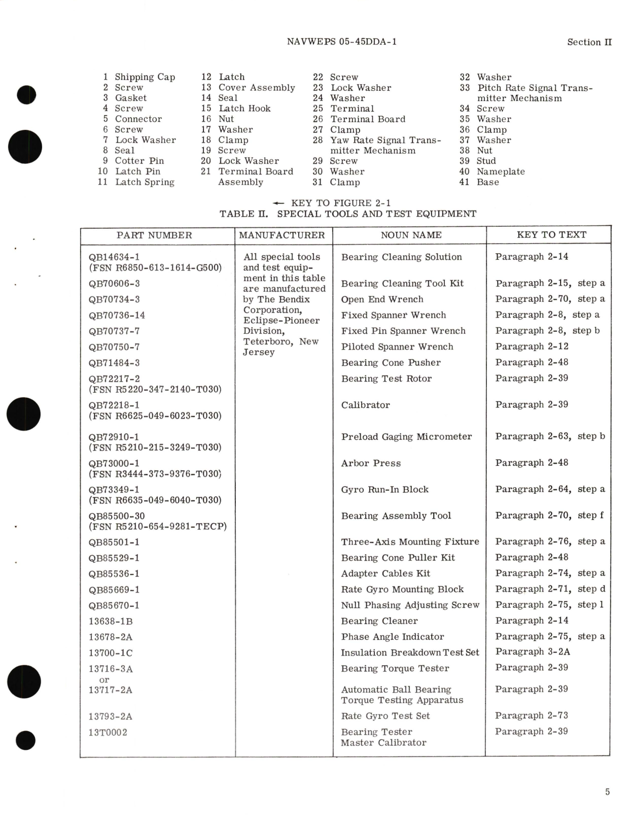 Sample page 7 from AirCorps Library document: Overhaul Instructions for Yaw and Pitch Rate Control Type No. 15839-1B 