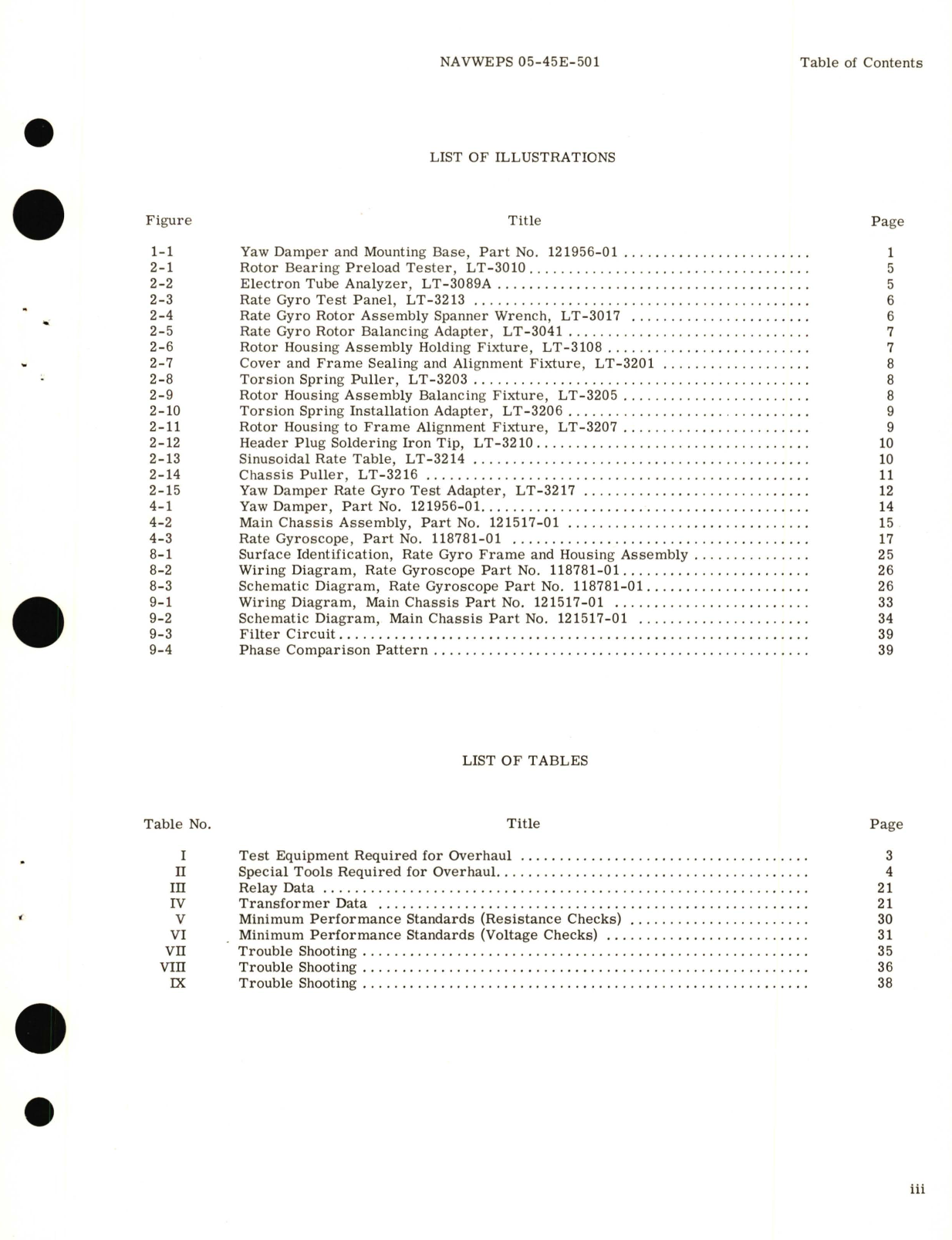 Sample page 5 from AirCorps Library document: Overhaul Instructions for Yaw Damper and Mounting Base Model No. 1500P Part No. 121956 