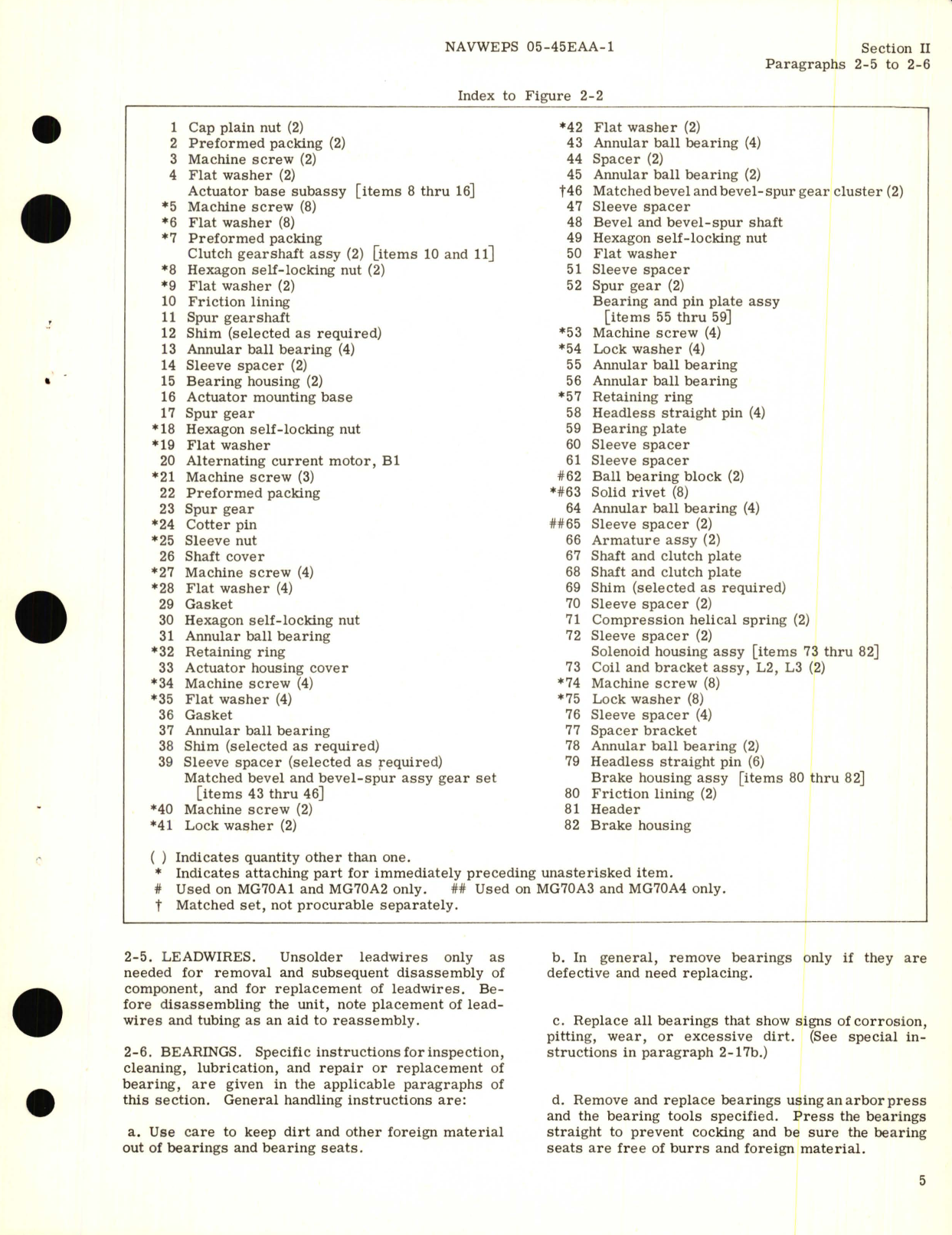 Sample page 9 from AirCorps Library document: Overhaul Instructions for Servo Actuator Part No MG70A1, MG70A2, MG70A3, MG70A4