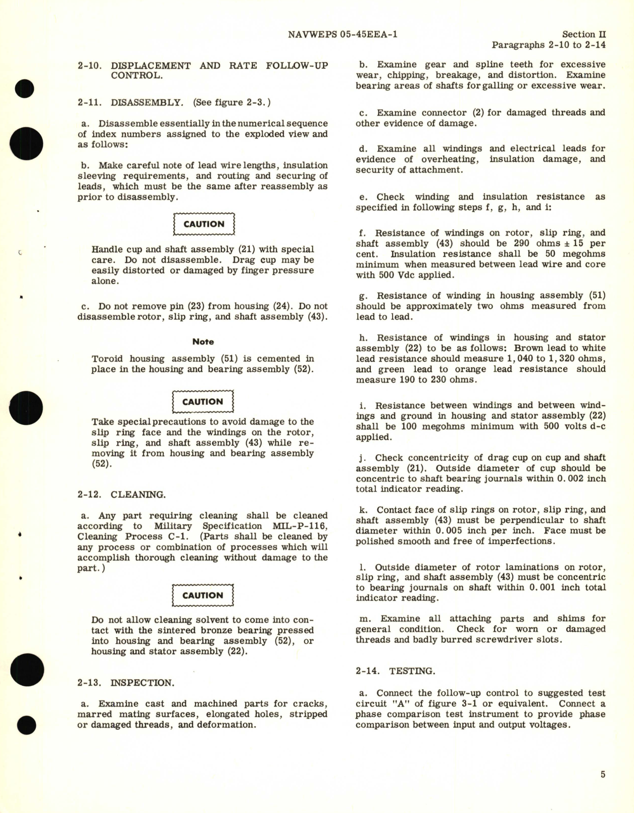 Sample page 9 from AirCorps Library document: Overhaul Instructions for Actuator, Servo Part No. 122364-01 