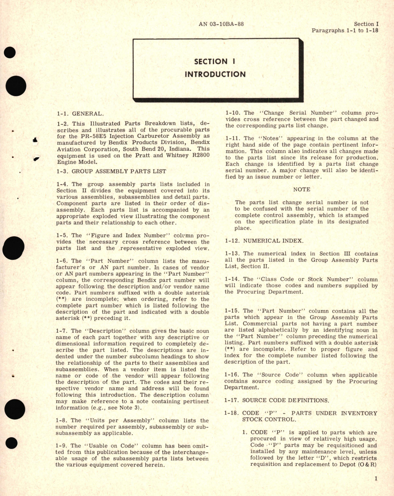 Sample page 7 from AirCorps Library document: Illustrated Parts Breakdown for Injection Carburetor Model PR-58E5 Parts List 391221, 391395, 391451, 391544, 391648