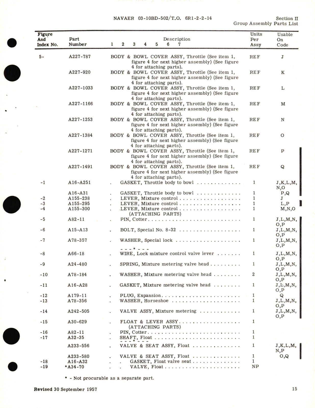 Sample page 9 from AirCorps Library document: Illustrated Parts Breakdown for Aircraft Carburetor Model No. MA Part No. A10