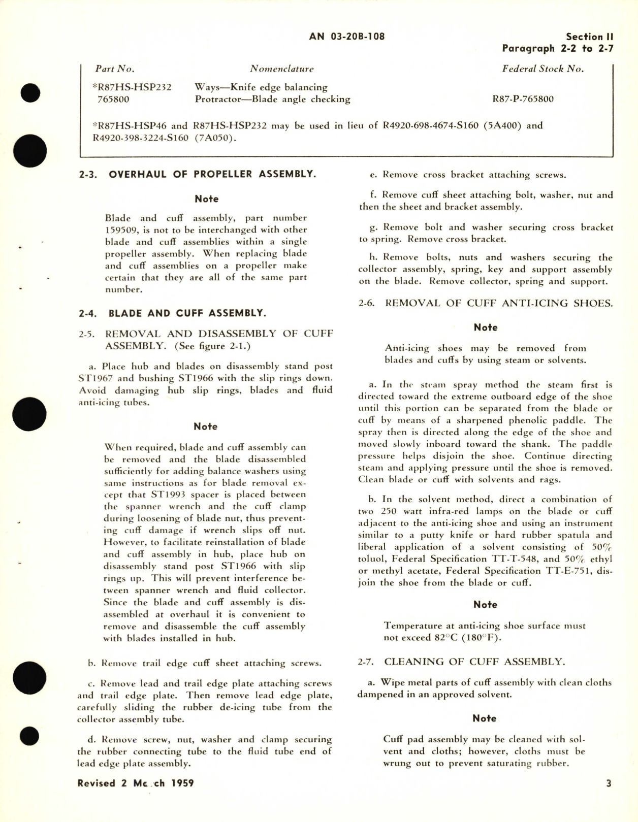 Sample page 9 from AirCorps Library document: Overhaul Instructions for Pitch Lever Type Electric Propeller Model C432S-C24 