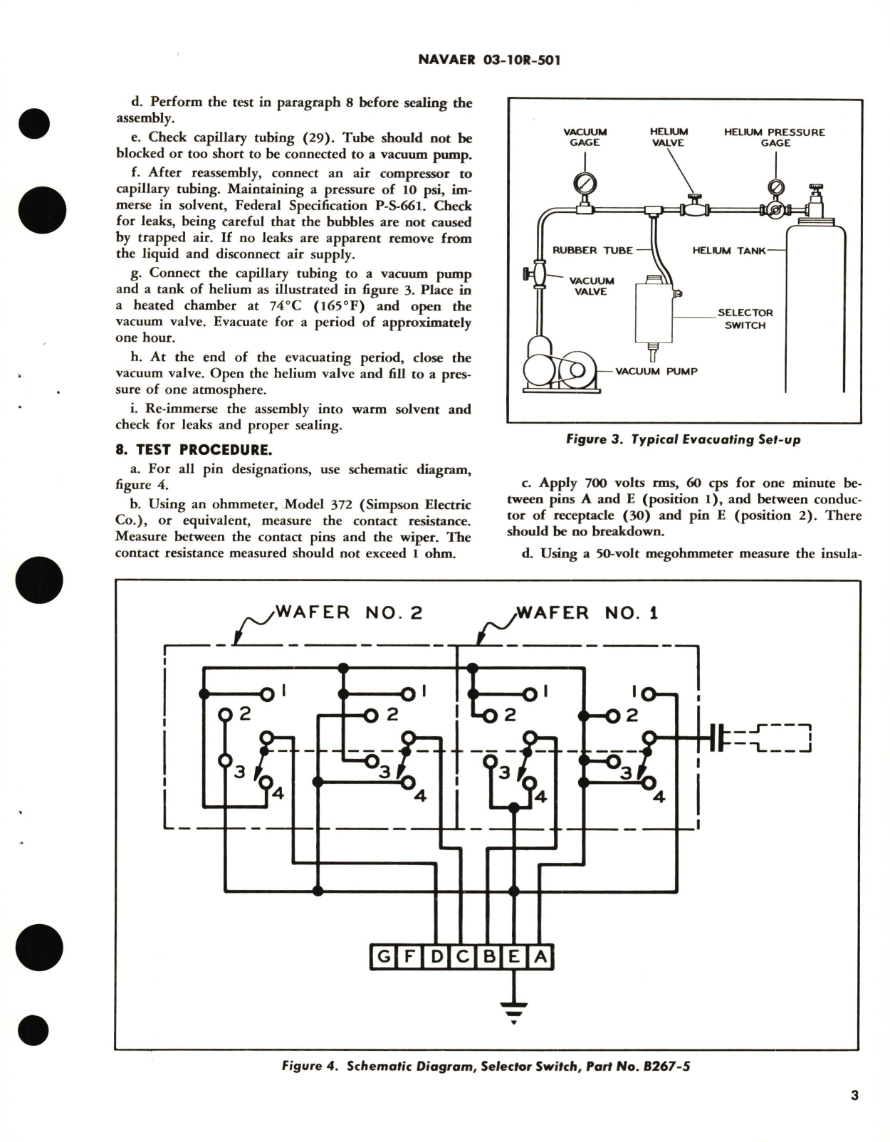 Sample page 3 from AirCorps Library document: Overhaul Instructions with Parts Breakdown for Selector Switch Assembly B267-5 