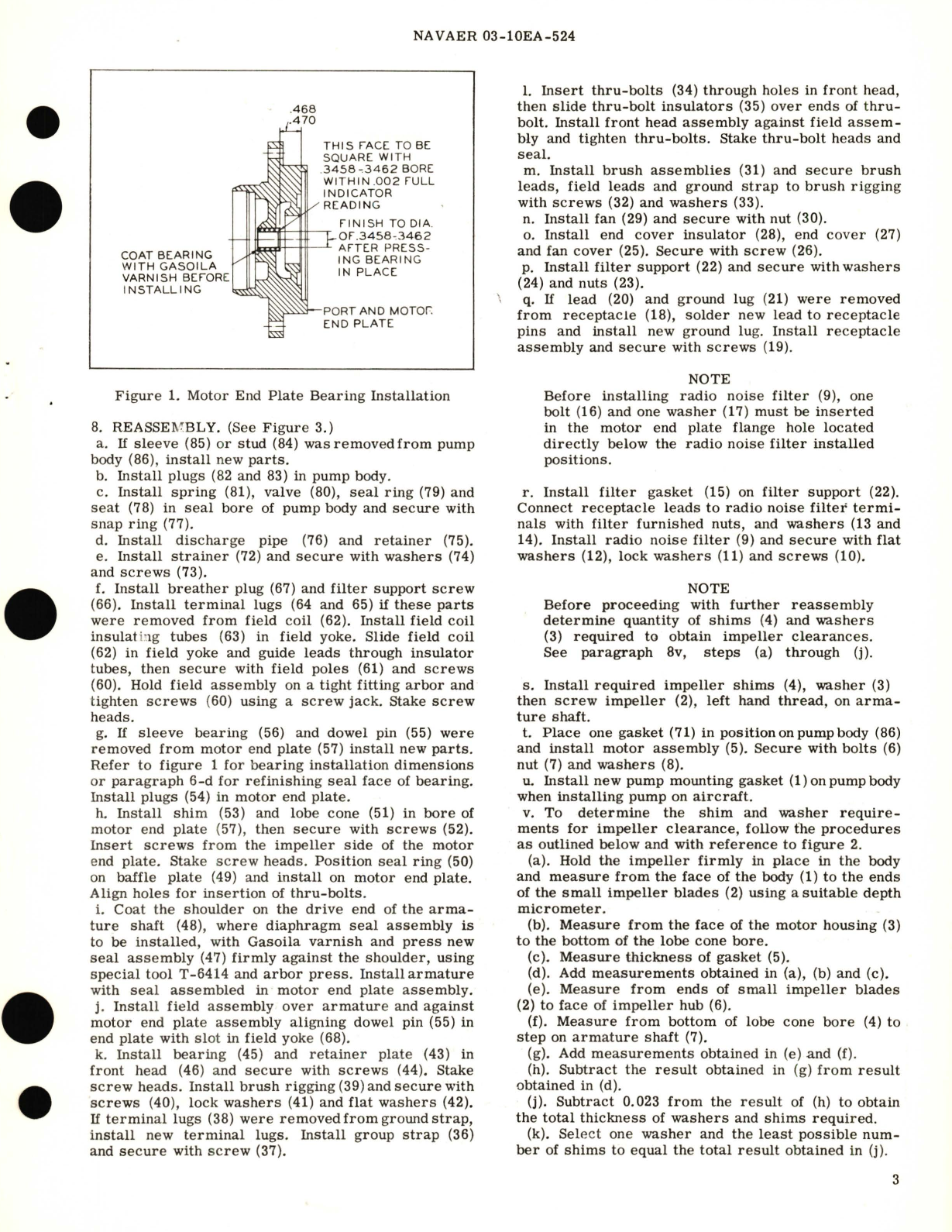 Sample page 3 from AirCorps Library document: Overhaul Instructions with Parts Breakdown for Part No. 121812-040-06 