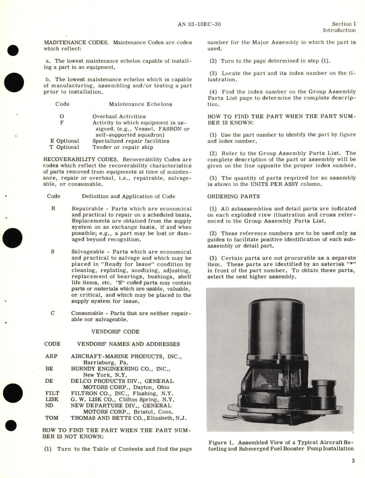 Sample page 5 from AirCorps Library document: Illustrated Parts Breakdown for Refueling and Booster Pumps Model Series TF28700, TF29900, TF52100, TF55800, TF56800 