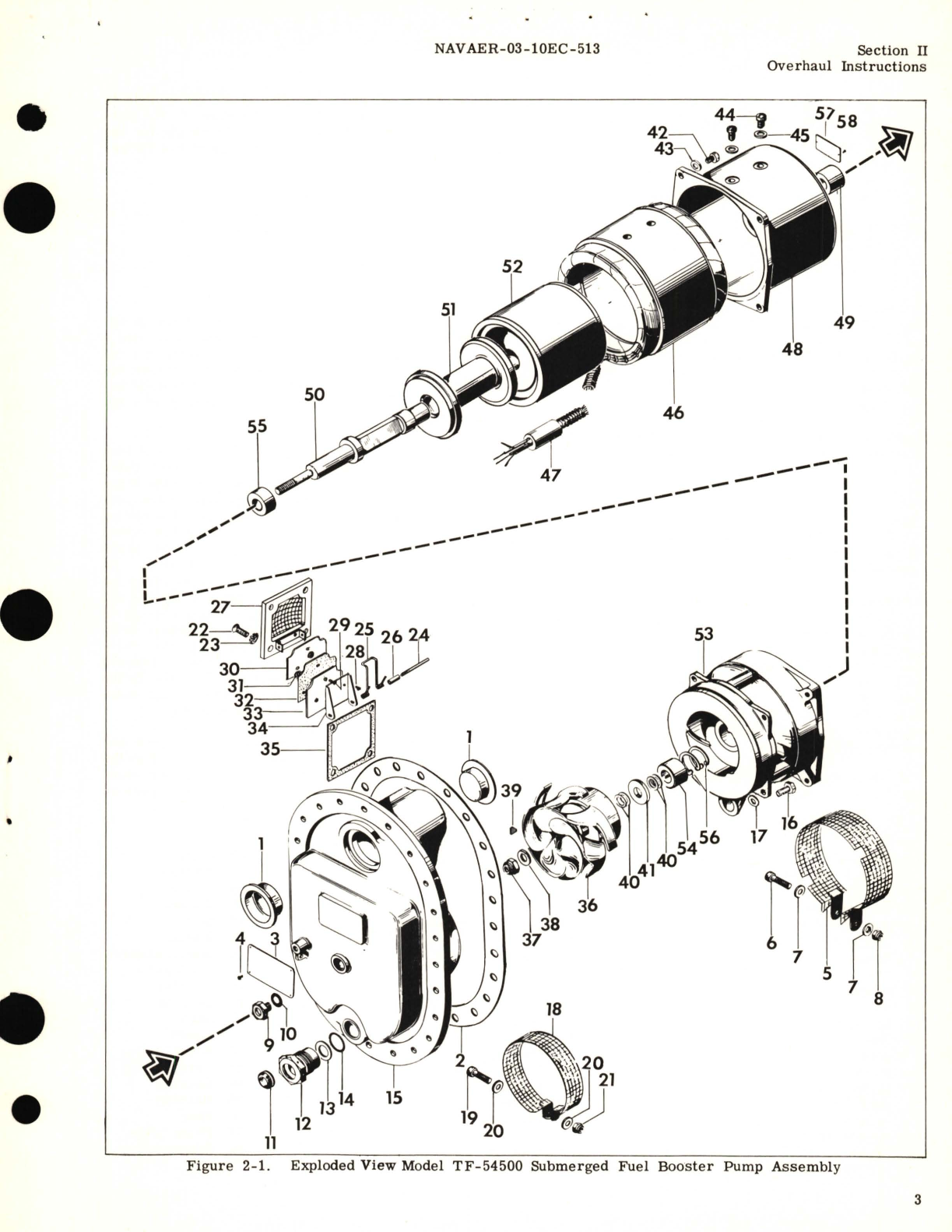 Sample page 5 from AirCorps Library document: Overhaul Instructions Submerged Fuel Booster Pump TF-54500 Series 