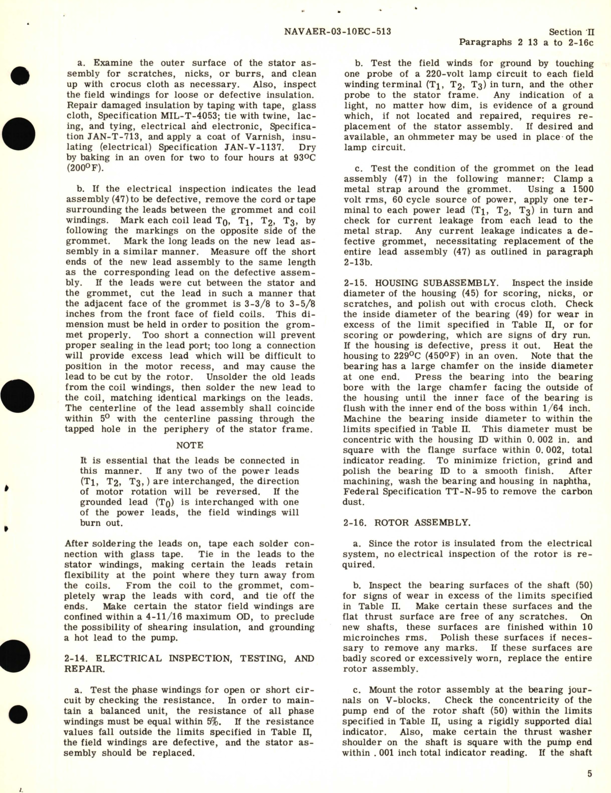 Sample page 7 from AirCorps Library document: Overhaul Instructions Submerged Fuel Booster Pump TF-54500 Series 