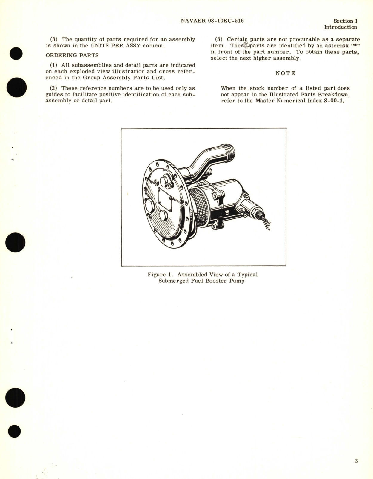 Sample page 5 from AirCorps Library document: Illustrated Parts Breakdown for Submerged Fuel Booster Pump Models TF5670 