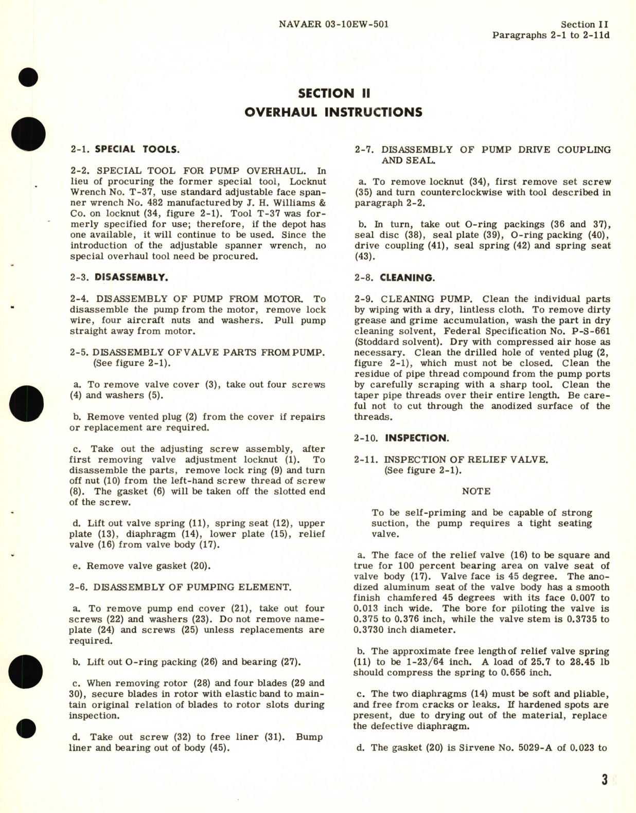 Sample page 7 from AirCorps Library document: Overhaul Instructions for Electric Motor Driven Fuel Transfer Pump Models RG-7900-2A and RG-7900-2B