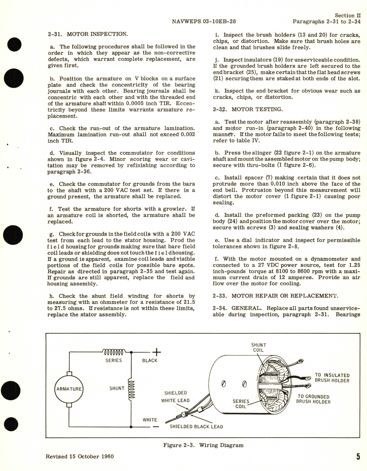 Sample page 9 from AirCorps Library document: Overhaul Instructions for Fuel Booster Pumps Models RG11260, RG11260A1, RG11260A3