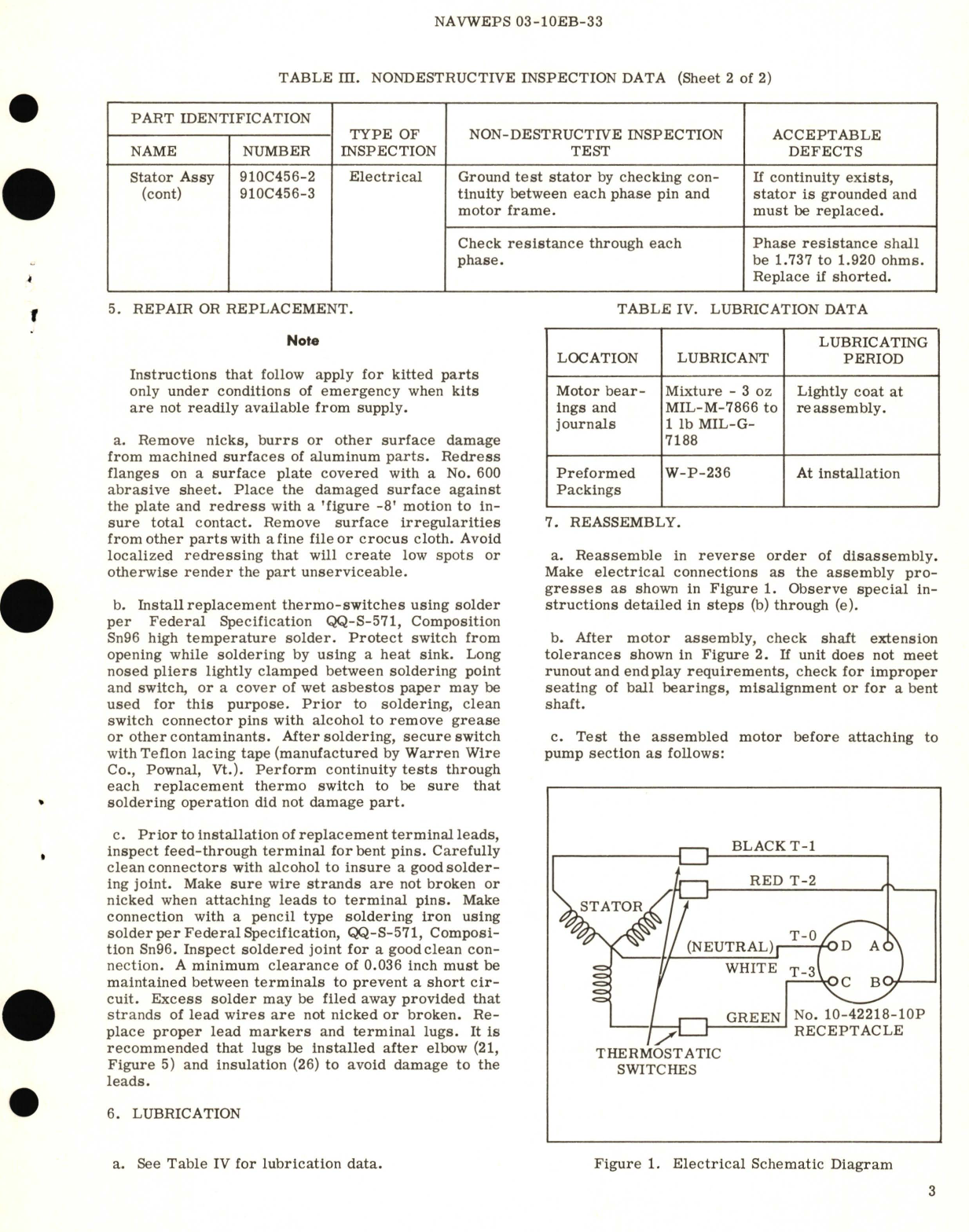 Sample page 5 from AirCorps Library document: Overhaul Instructions with Parts Breakdown for Pump, Centrifugal, Fuel Booster Models RR11640, RR11640A, RR11640A1, RR11640-1