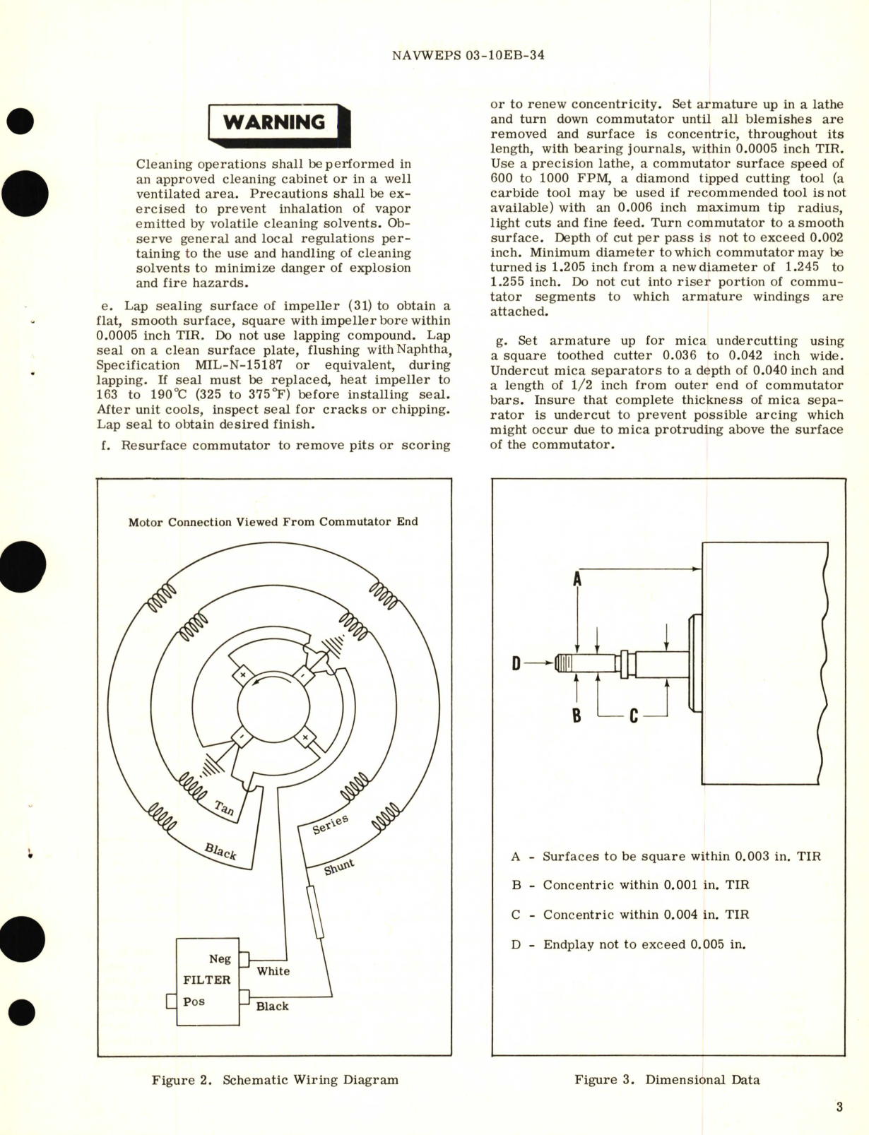 Sample page 5 from AirCorps Library document: 03-10EB-34, Overhaul Instructions with Parts Breakdown for Fuel Booster Pump Model RR11810B1