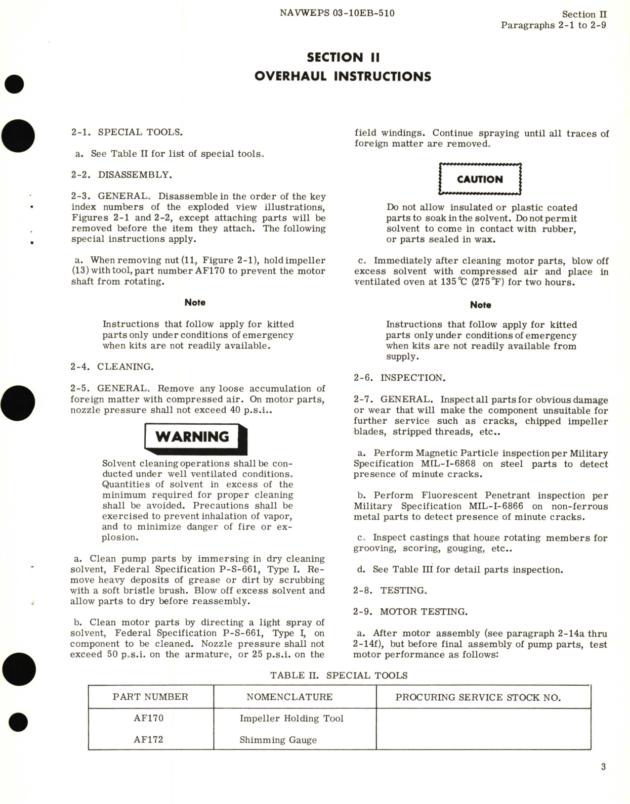 Sample page 7 from AirCorps Library document: Overhaul Instructions for Pump, Centrifugal, Fuel Booster Models RG11250, RG11250A, RG11250A1