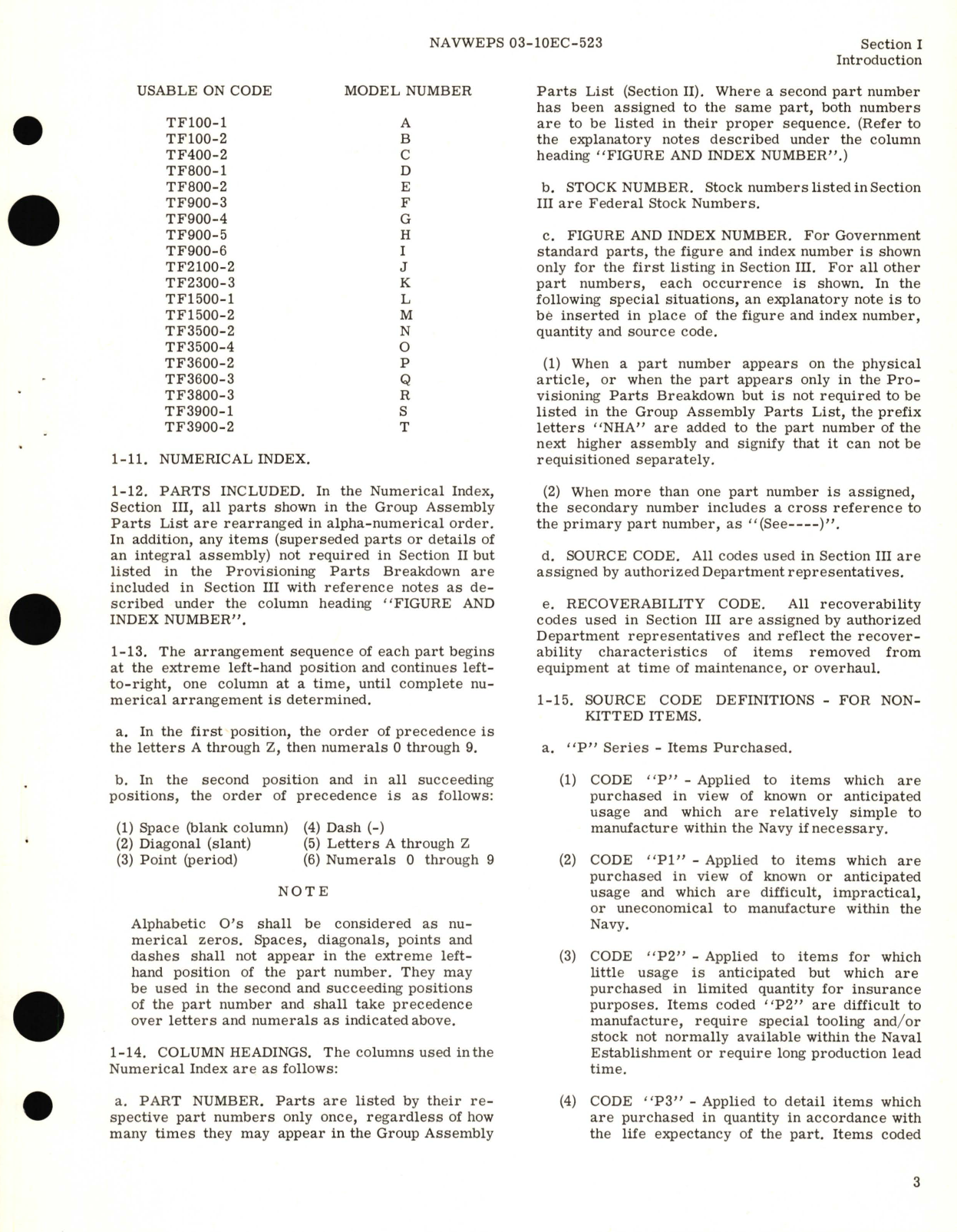 Sample page 7 from AirCorps Library document: Illustrated Parts Breakdown for Engine Driven Fuel Pumps TF100, TF400, TF800, TF900, TF1500, TF2100, TF2300, TF3500, TF3600, TF3800, TF3900