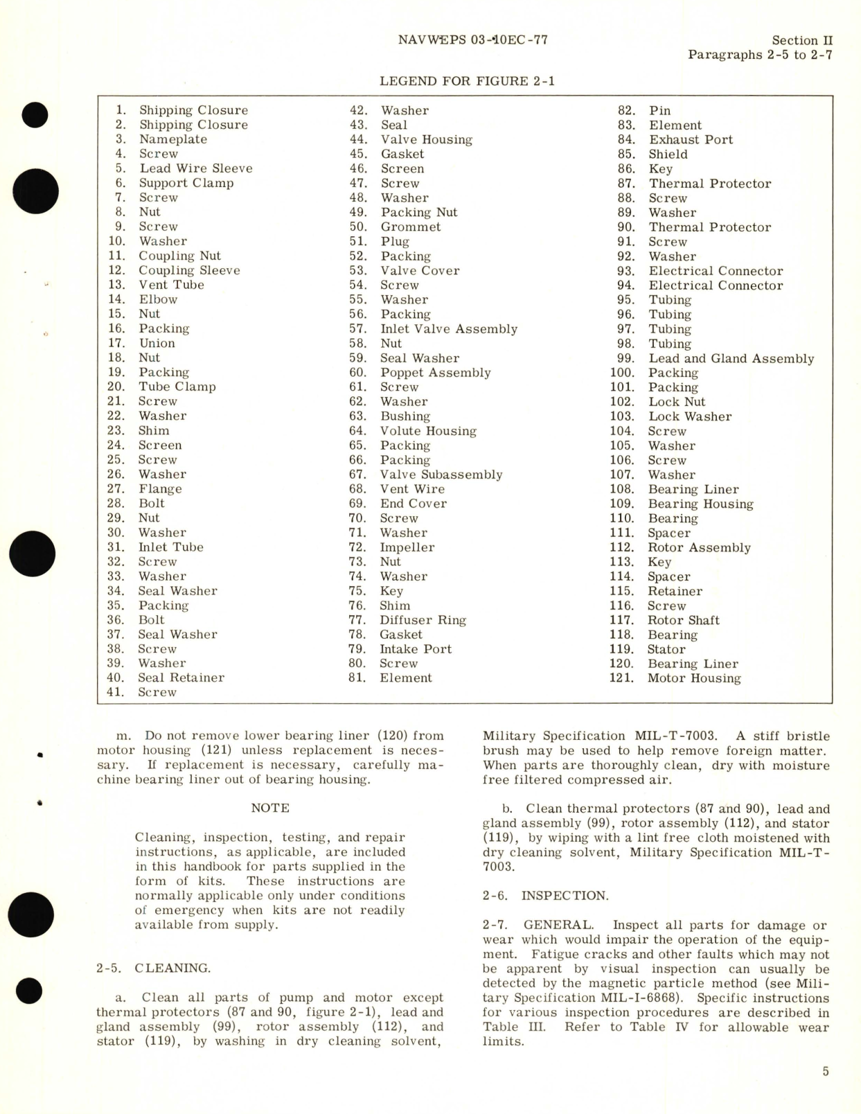 Sample page 9 from AirCorps Library document: Overhaul Instructions for Fuel Booster Pump Model TB131300-3 