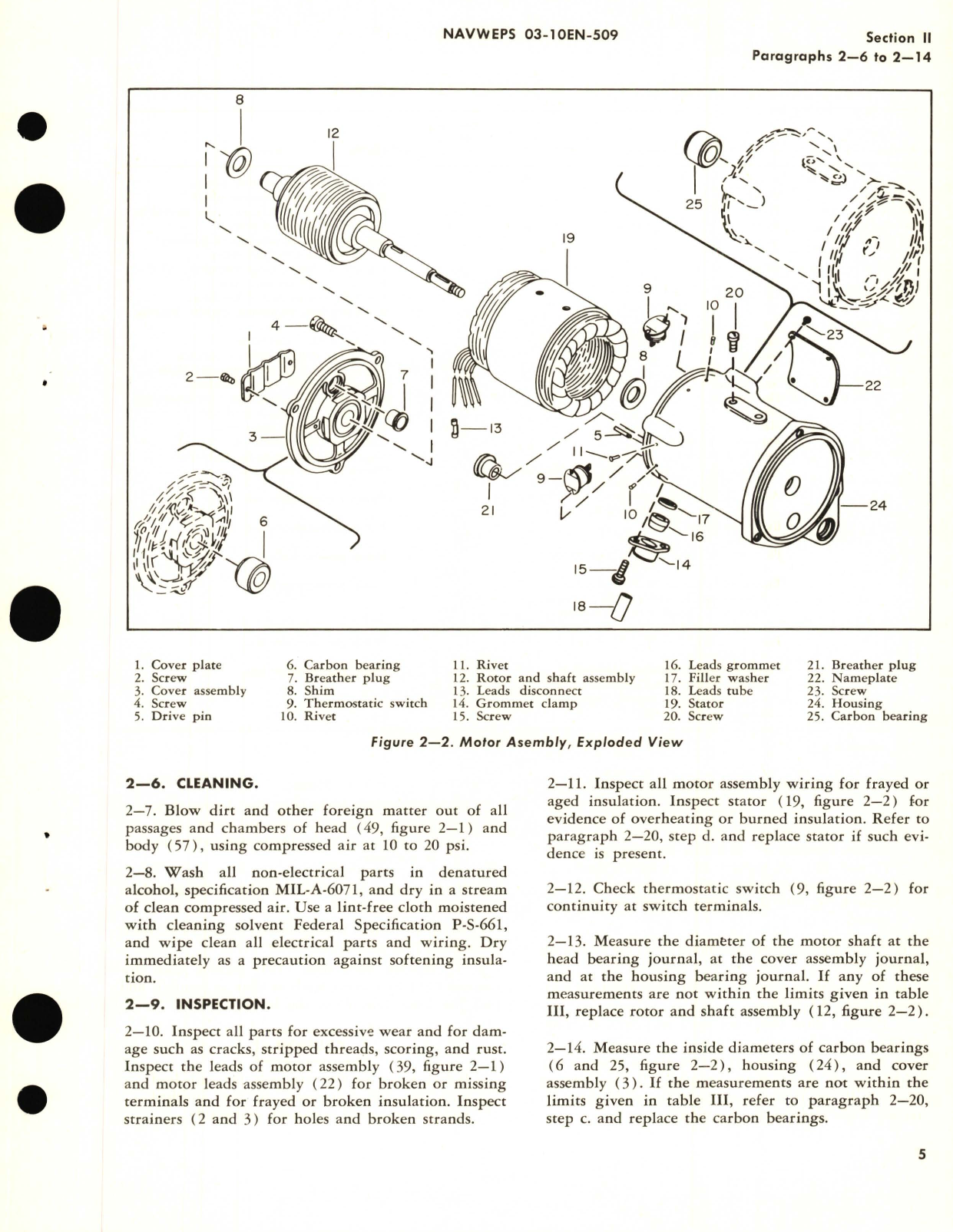 Sample page 7 from AirCorps Library document: Overhaul Instructions for Fuel Booster Pumps Model No. 64-1063