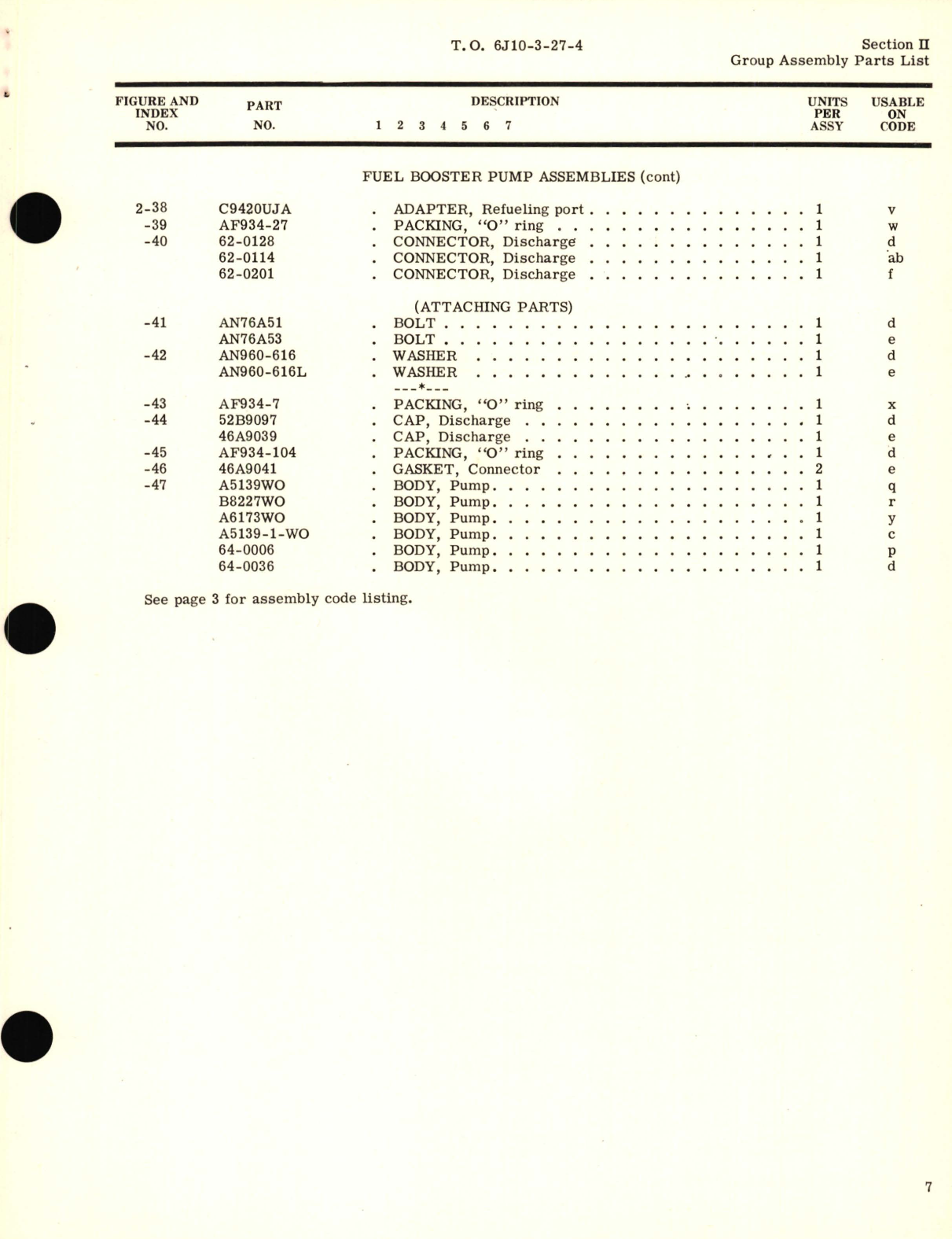 Sample page 9 from AirCorps Library document: Illustrated Parts Breakdown for Fuel Booster Pumps B7118, B7776, B8660, B8930, B9293, 64-1038, B8930, 64-1018