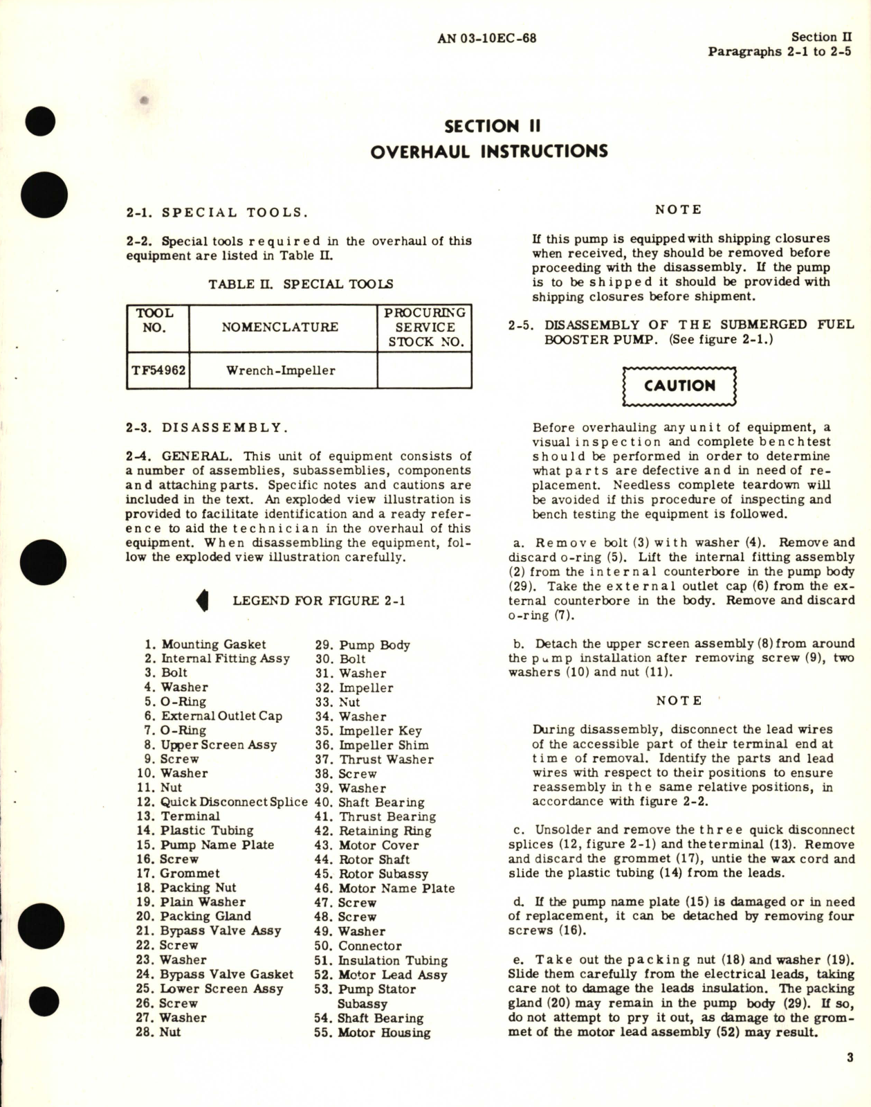 Sample page 7 from AirCorps Library document: Overhaul Instructions for Submerged Fuel Booster Pump Models TF5700, TF59700, and TF59700-1