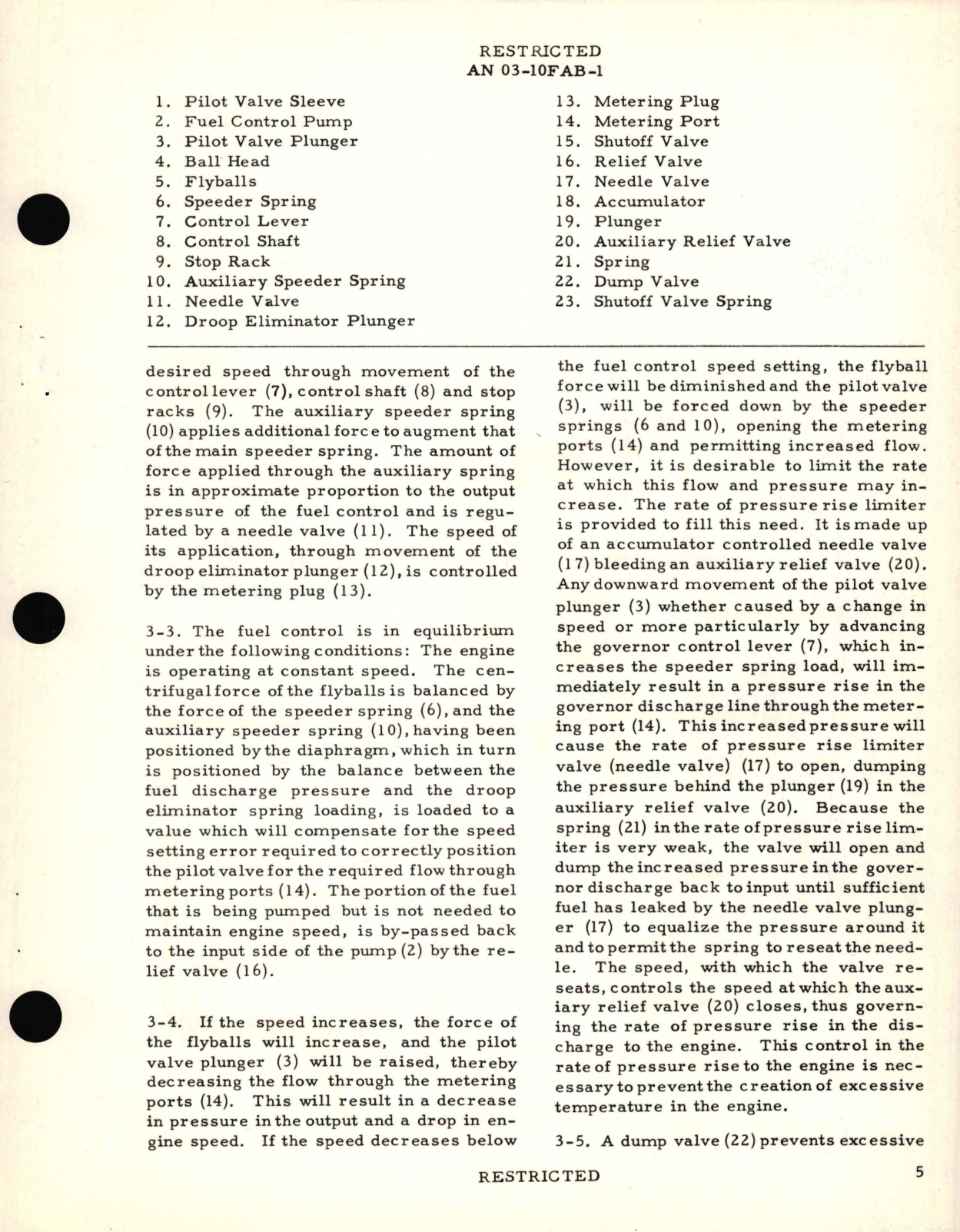 Sample page 9 from AirCorps Library document: Overhaul Instructions for Fuel Control Models 40027 and 400470 