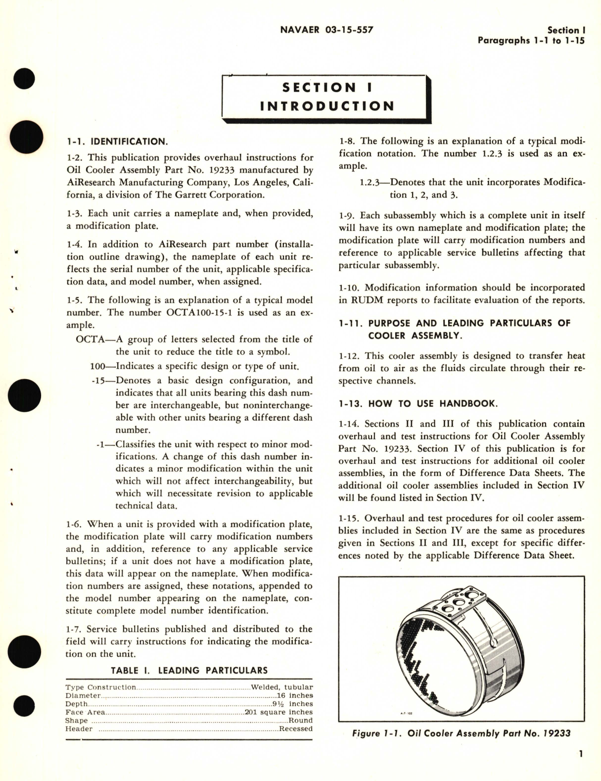 Sample page 5 from AirCorps Library document: Overhaul Instructions for Oil Coolers Part No. AIR4124, AIR4125, 19233, 19310, 86250-1, 86363, 86475, 86496, 86745, 87364