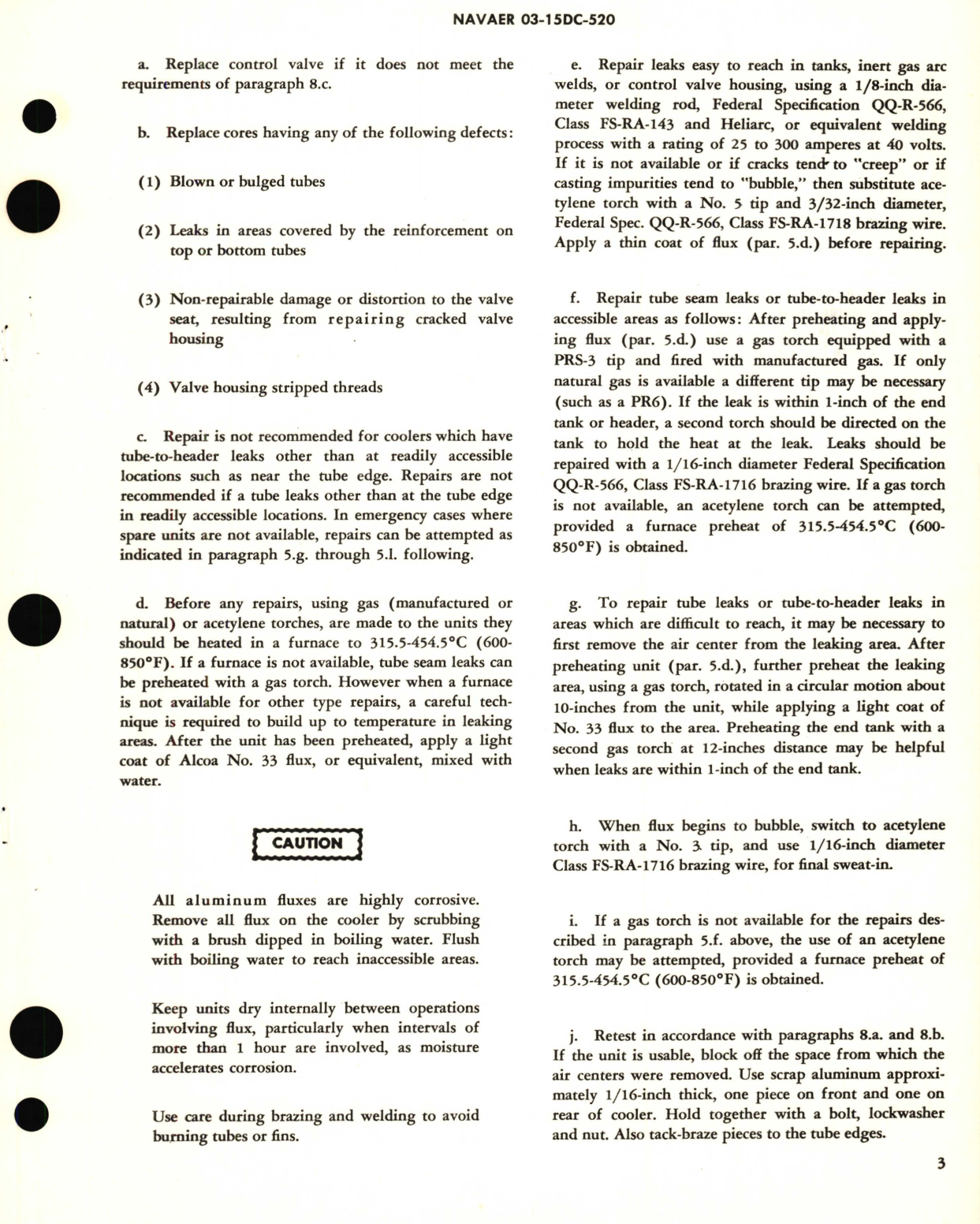 Sample page 7 from AirCorps Library document: Overhaul Instructions with Parts Breakdown for Oil Cooler Model AP12AU09-02 Part  No. 8520470 