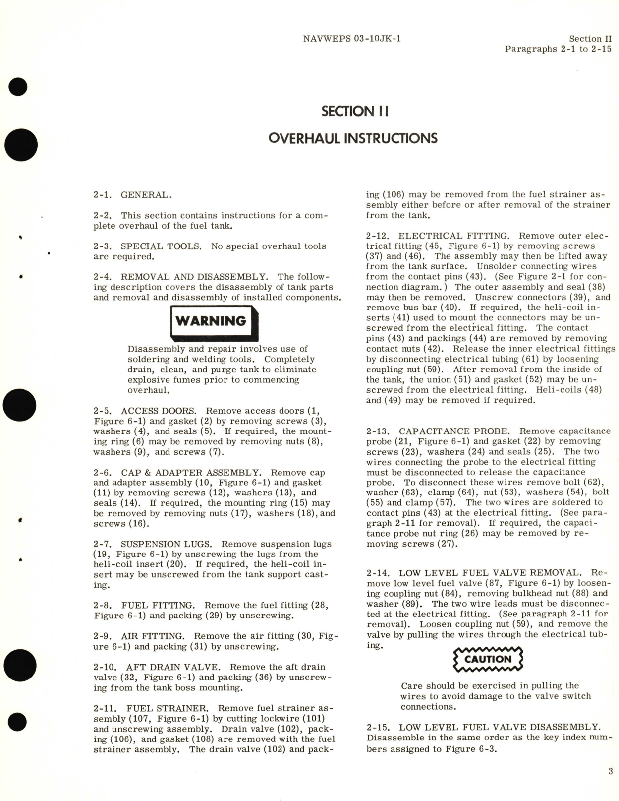 Sample page 7 from AirCorps Library document: Overhaul Instructions with Parts Breakdown for External Auxiliary 60 Gal. Fuel Tank Model No. 148K68510-1 