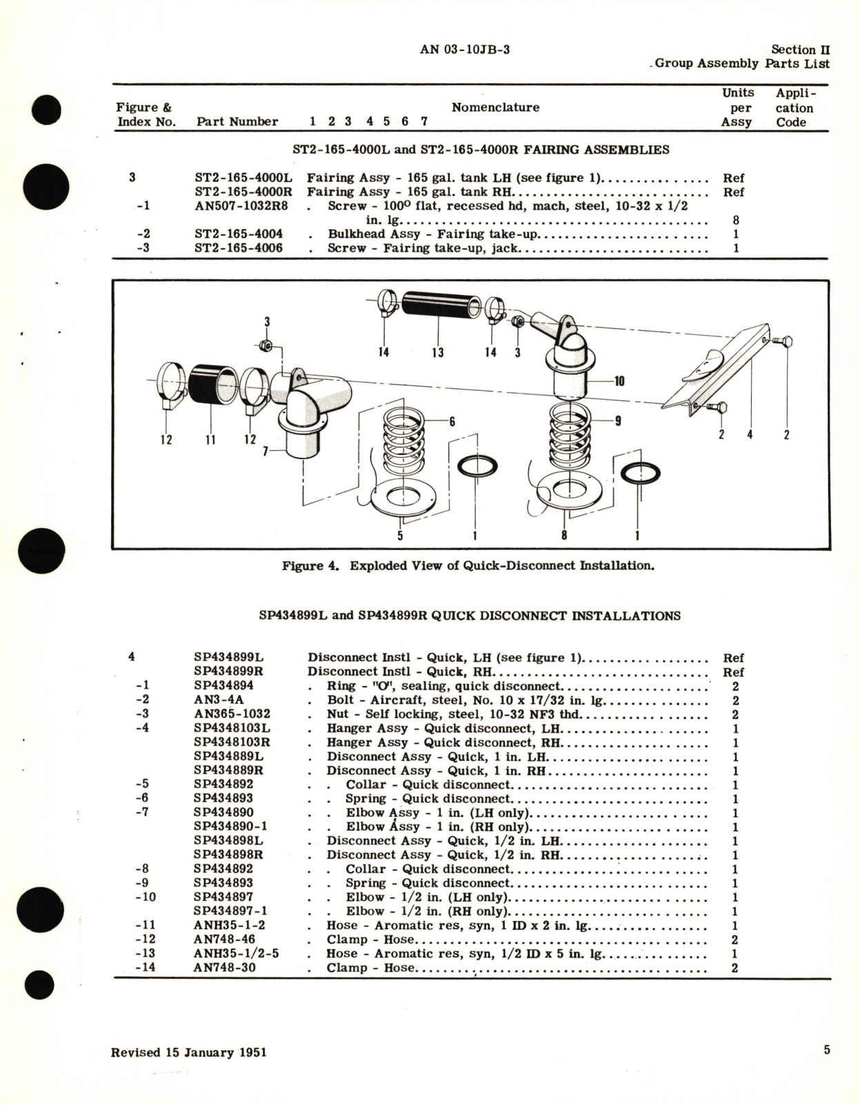 Sample page 7 from AirCorps Library document: Parts Catalog for External Jettison Fuel Tank 165 Gallons Capacity Part No. ST2-16T-4800 and ST2-165-4803 