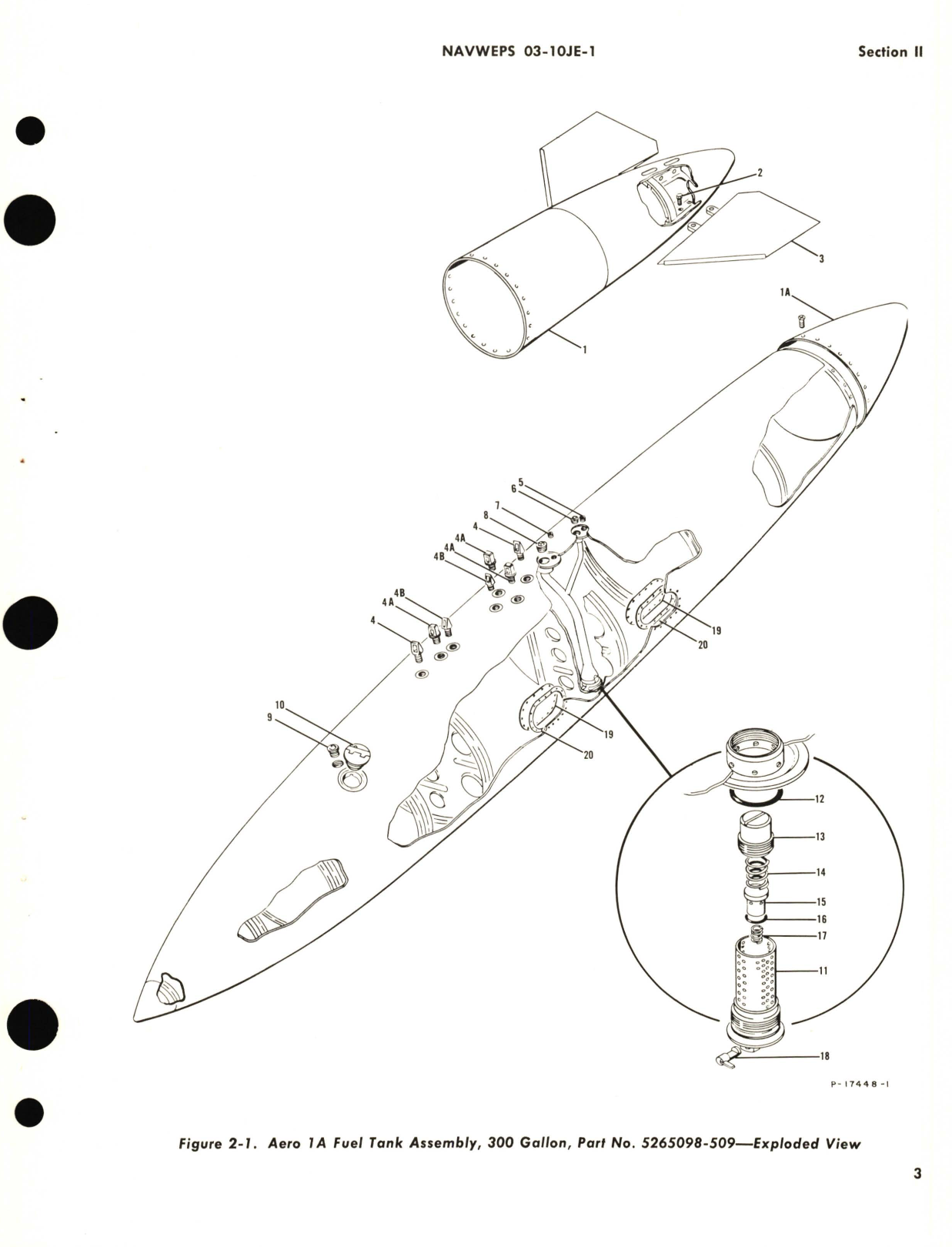 Sample page 7 from AirCorps Library document: Overhaul Instructions for Fuel Tank Assembly (300 Gallon), Part No 5265098 (Aero 1 A) (Aero 1B)