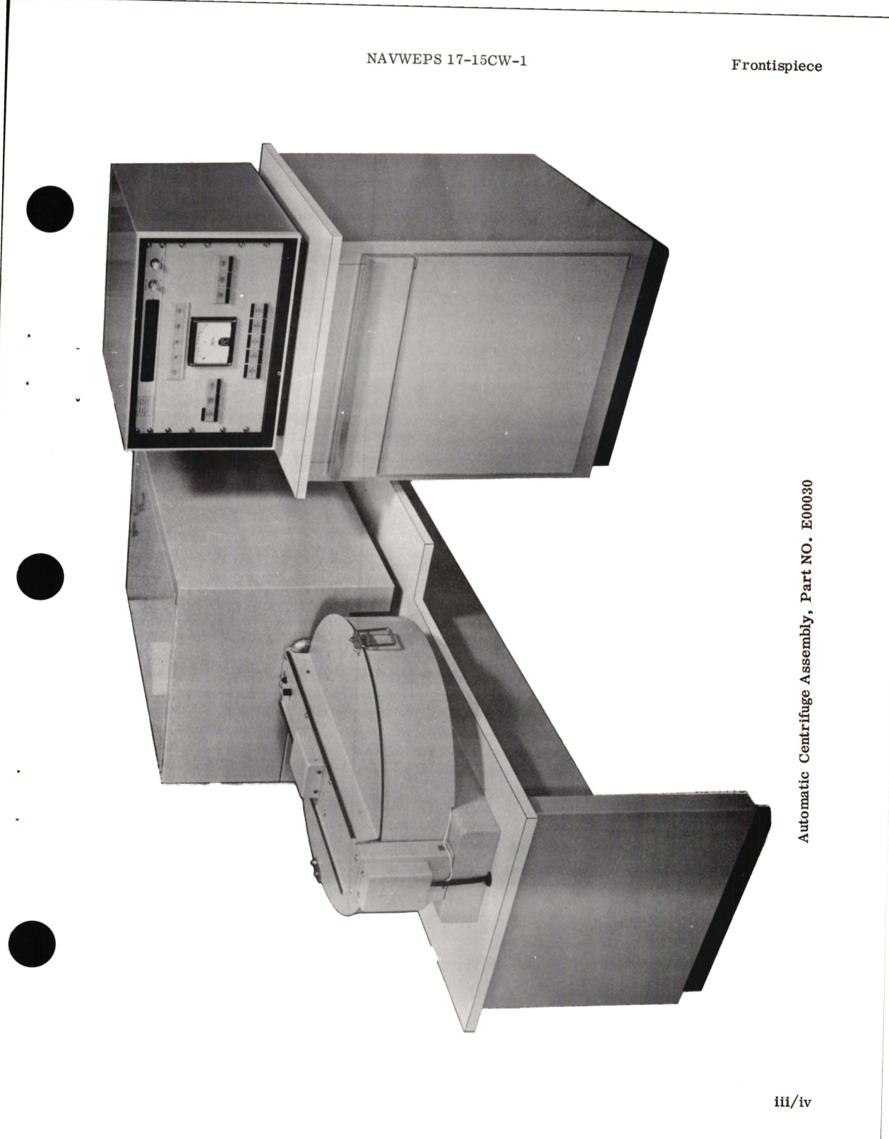 Sample page 5 from AirCorps Library document: Operation and Service Instructions for Automatic Centrifuge Part No. E00030 