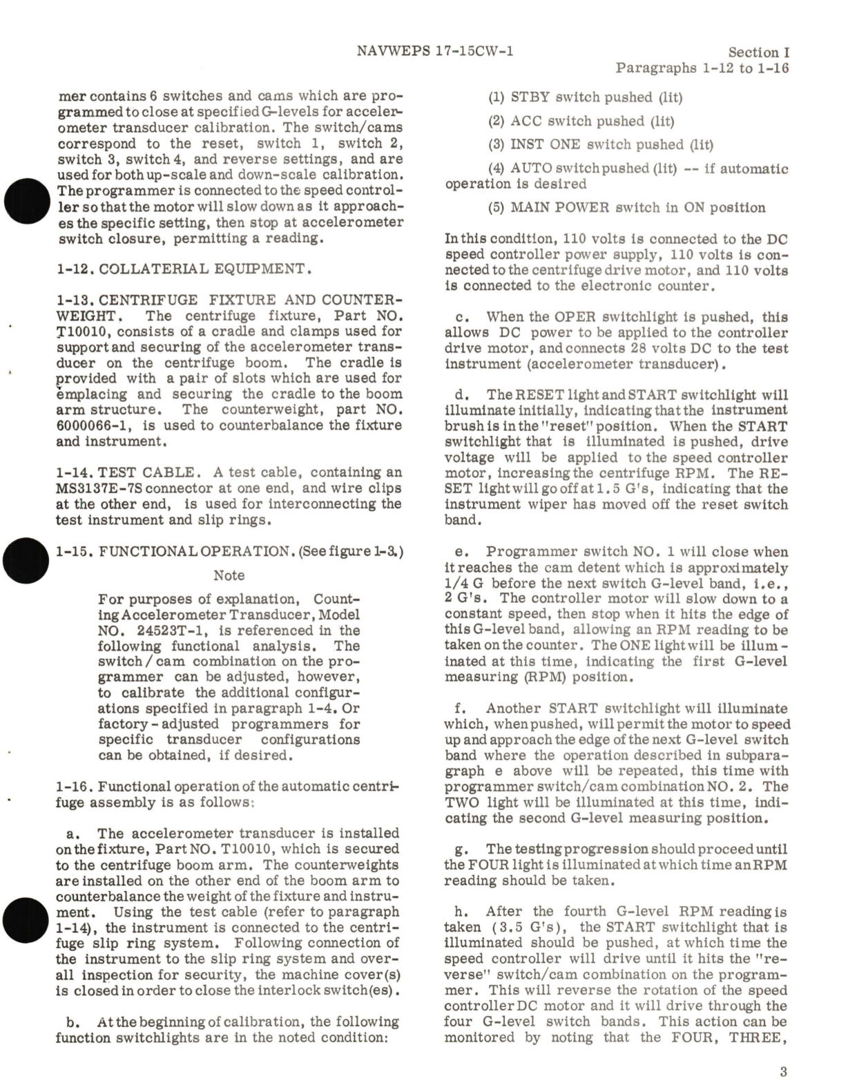 Sample page 9 from AirCorps Library document: Operation and Service Instructions for Automatic Centrifuge Part No. E00030 