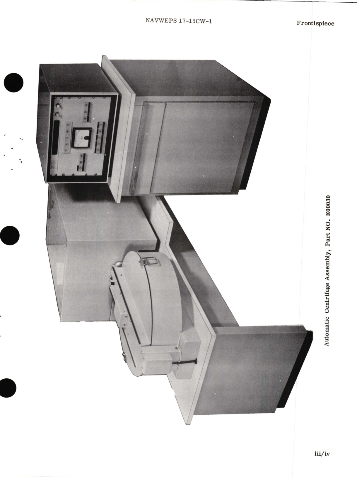 Sample page 5 from AirCorps Library document: Operation and Service Instructions for Automatic Centrifuge Part No. E00030