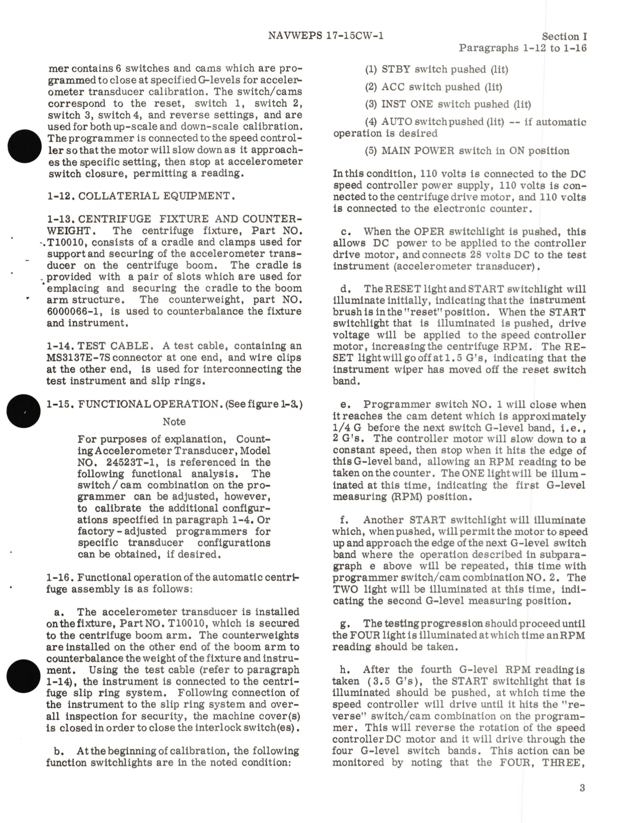 Sample page 9 from AirCorps Library document: Operation and Service Instructions for Automatic Centrifuge Part No. E00030