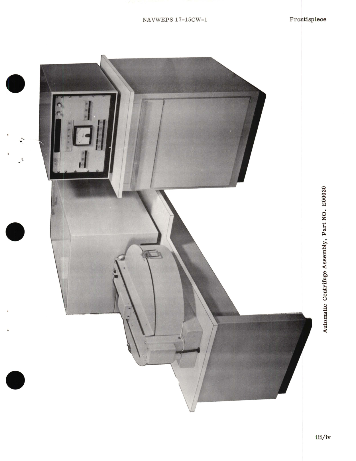 Sample page 5 from AirCorps Library document: Operation and Service Instructions for Automatic Centrifuge Part No. E00030 