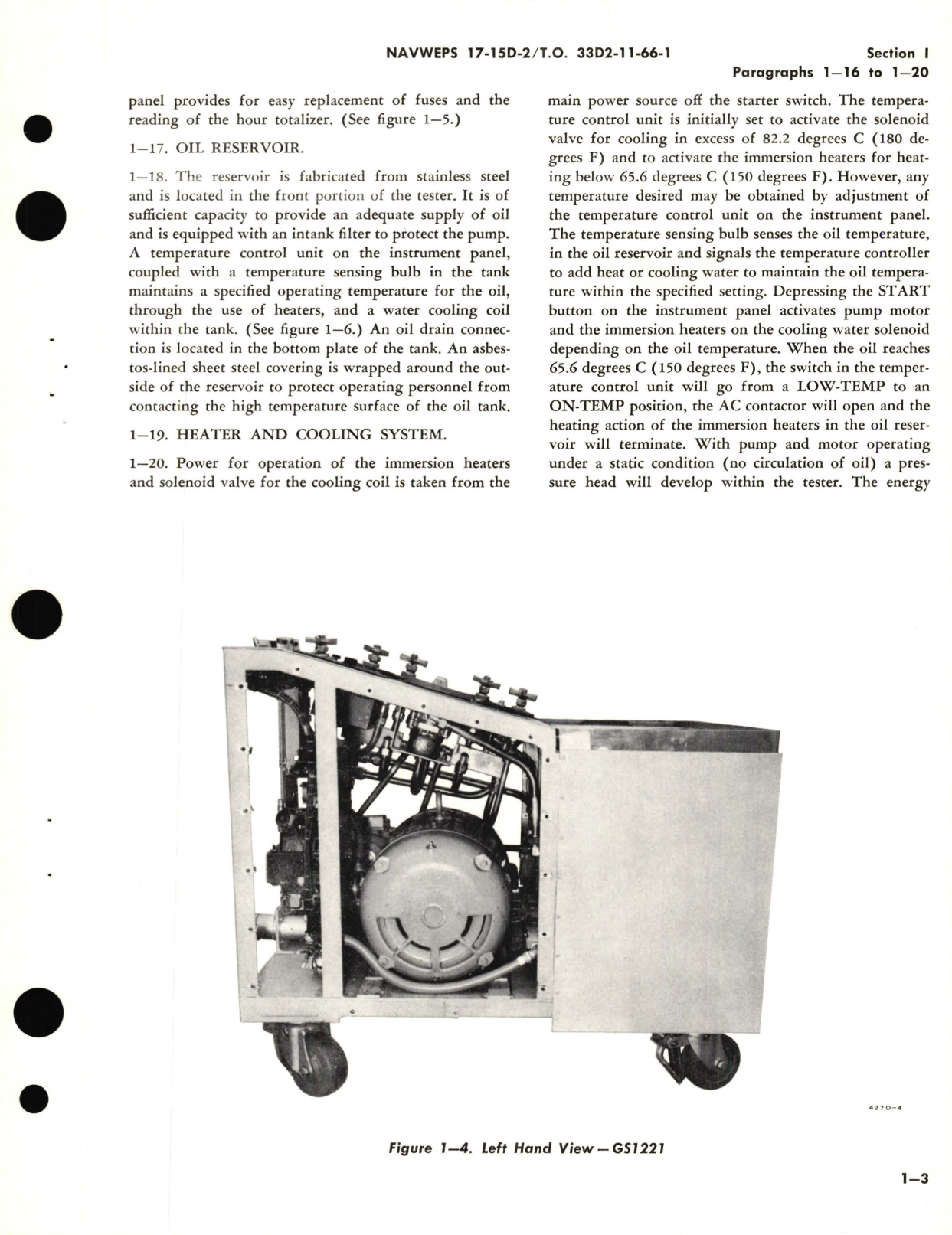 Sample page 7 from AirCorps Library document: Operation and Service Instructions and Illustrated Parts Breakdown for Hydraulic Propeller Tester Models GS1221